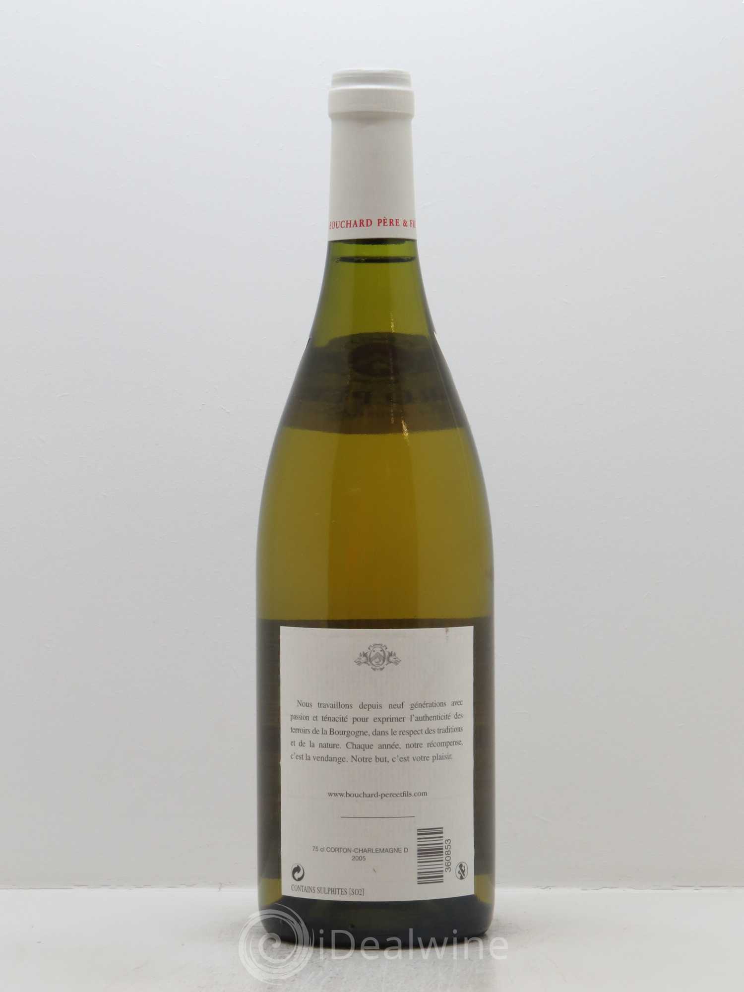 Corton-Charlemagne Grand Cru Bouchard Père & Fils 2005 - Lot de 1 bouteille - 1