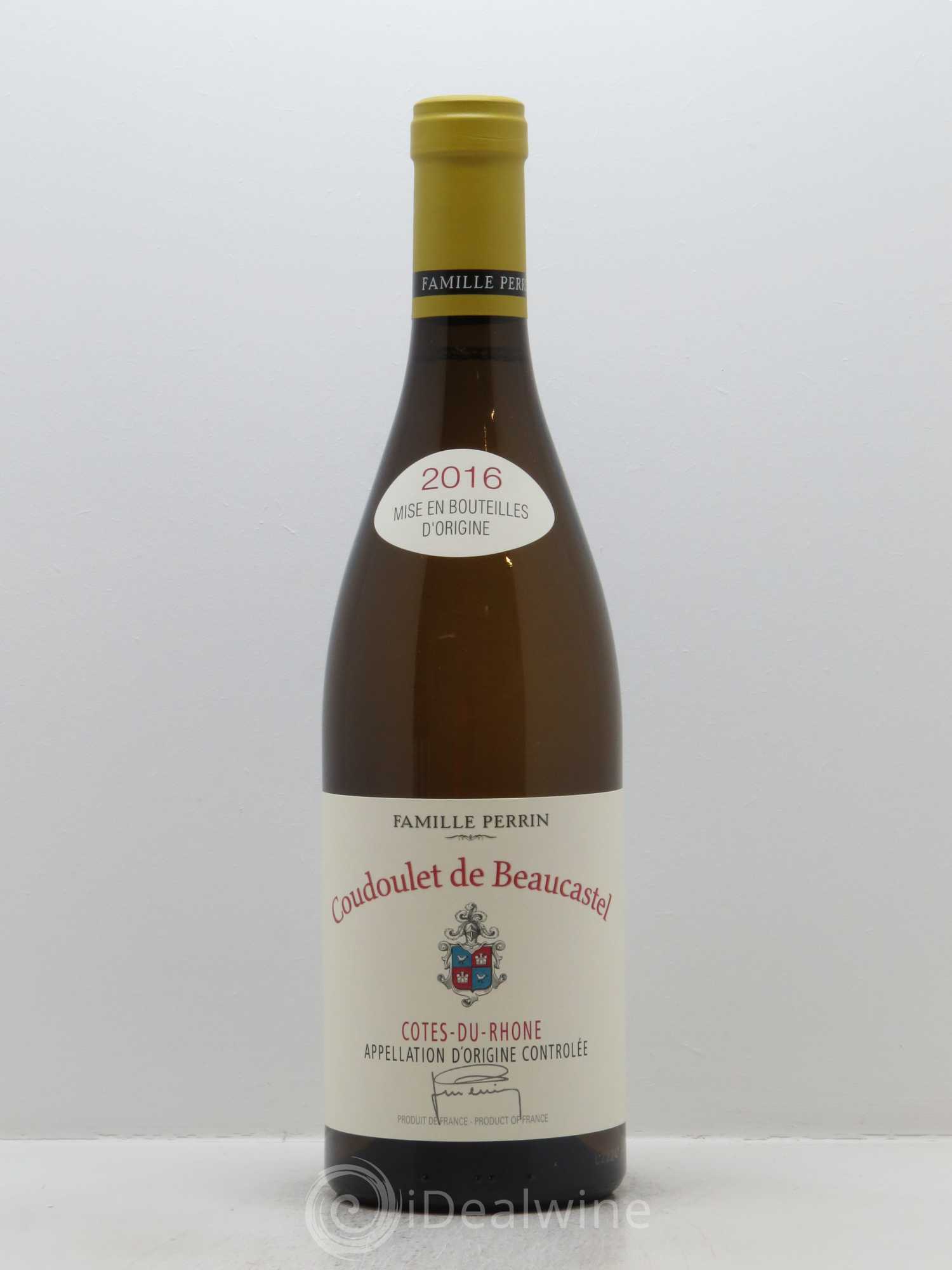 Côtes-du-Rhône Coudoulet de Beaucastel Famille Perrin 2016 - Lot de 1 bouteille - 0