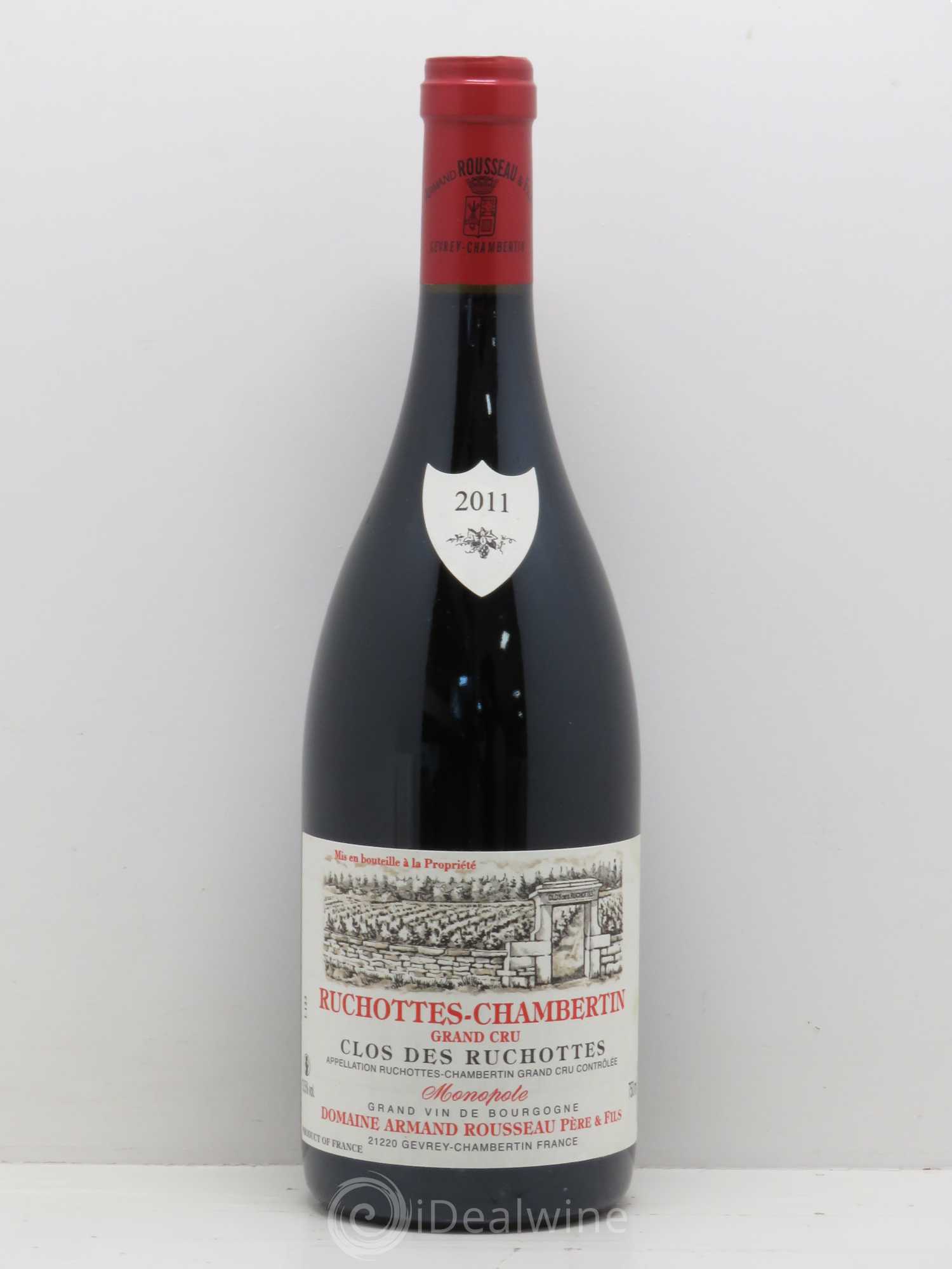 Ruchottes-Chambertin Grand Cru Clos des Ruchottes Armand Rousseau (Domaine) 2011 - Lot of 1 bottle - 0
