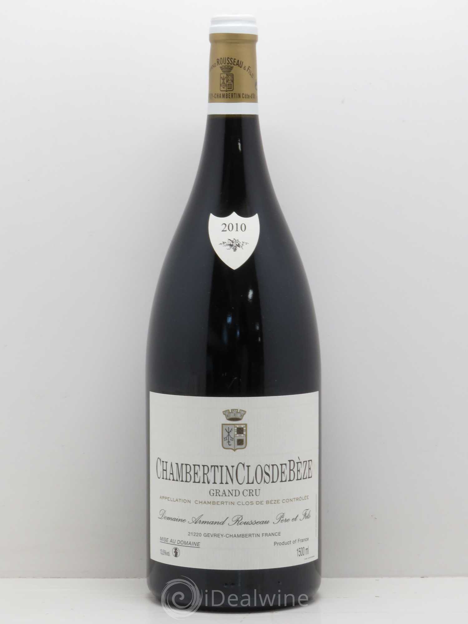 Chambertin Clos de Bèze Grand Cru Armand Rousseau (Domaine) 2010 - Lot de 1 magnum - 0