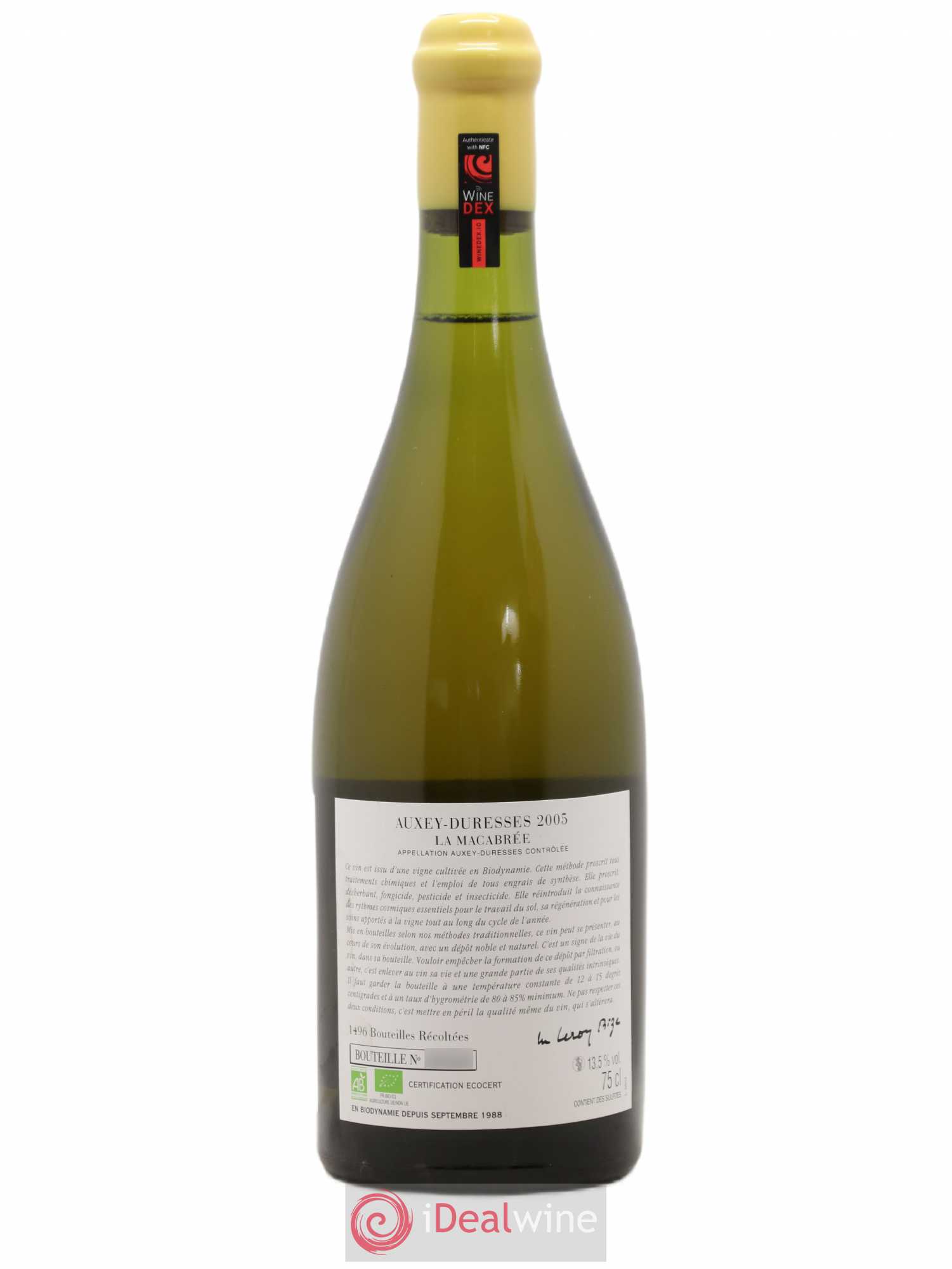 Auxey-Duresses La Macabrée d'Auvenay (Domaine) 2005 - Lot de 1 bouteille - 1