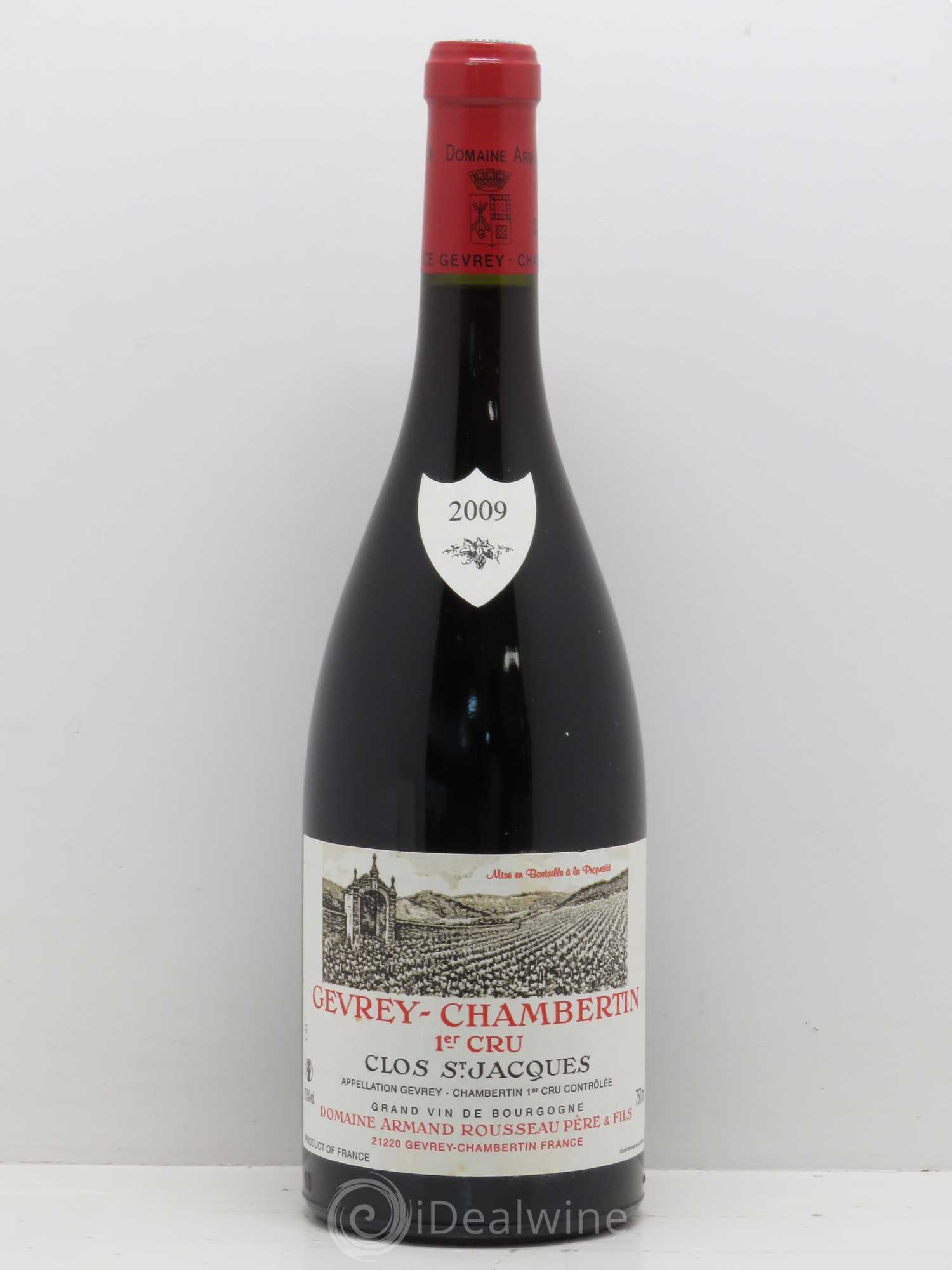 Gevrey-Chambertin 1er Cru Clos Saint-Jacques Armand Rousseau (Domaine) 2009 - Lot de 1 bouteille - 0