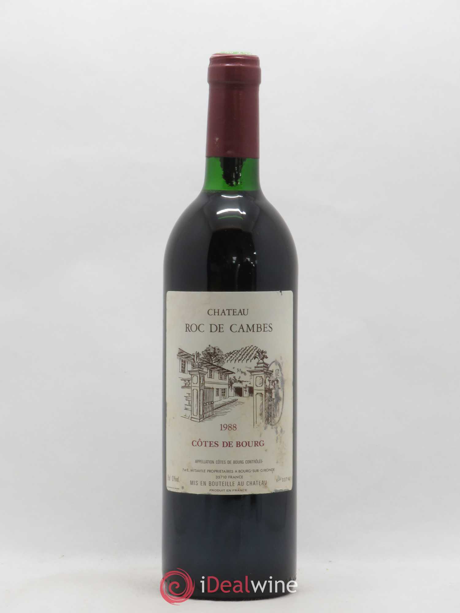 Roc de Cambes 1988 - Posten von 1 Flasche - 0