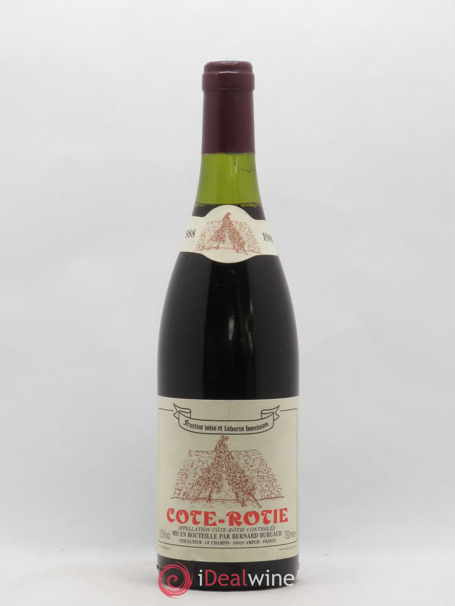 Côte-Rôtie Bernard Burgaud 1988 - Lot de 1 bouteille - 0