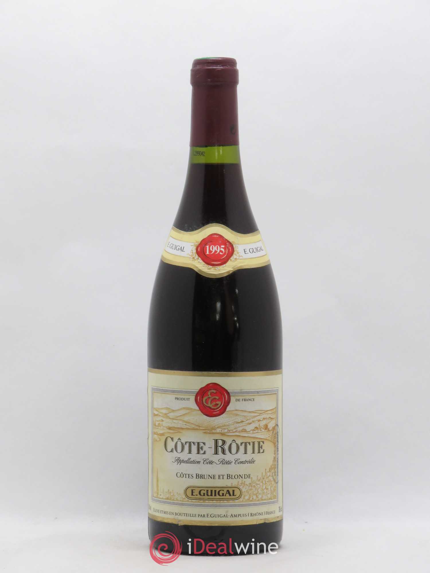 Côte-Rôtie Côtes Brune et Blonde Guigal 1995 - Lot de 1 bouteille - 0