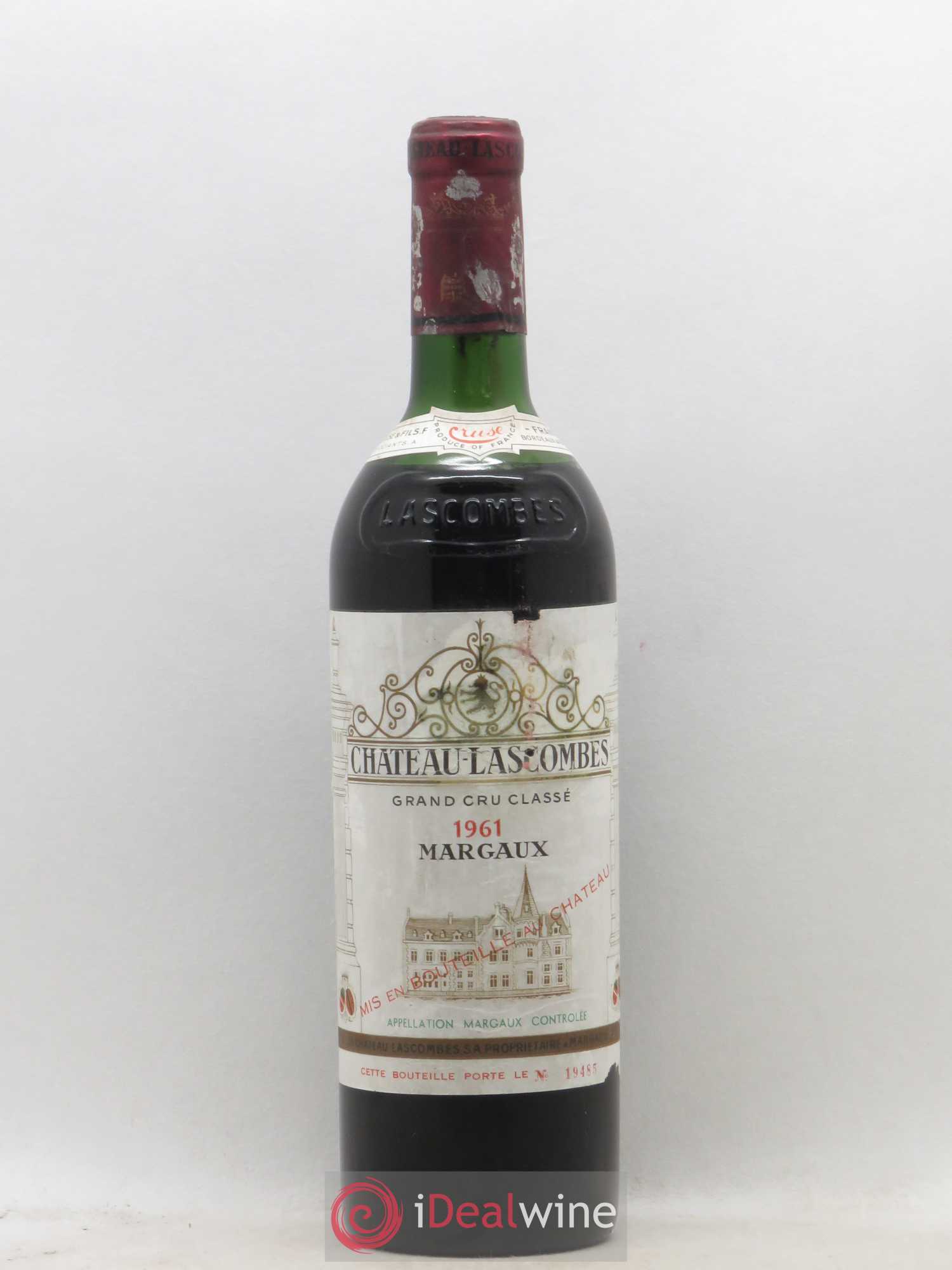 Château Lascombes 2ème Grand Cru Classé 1961 - Lot de 1 bouteille - 0