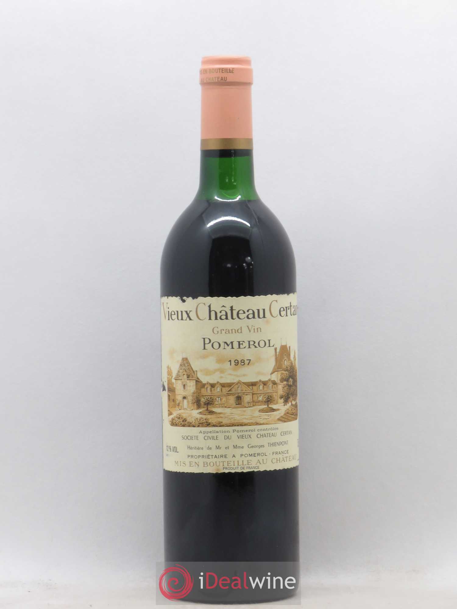 Vieux Château Certan 1987 - Lot de 1 bouteille - 0