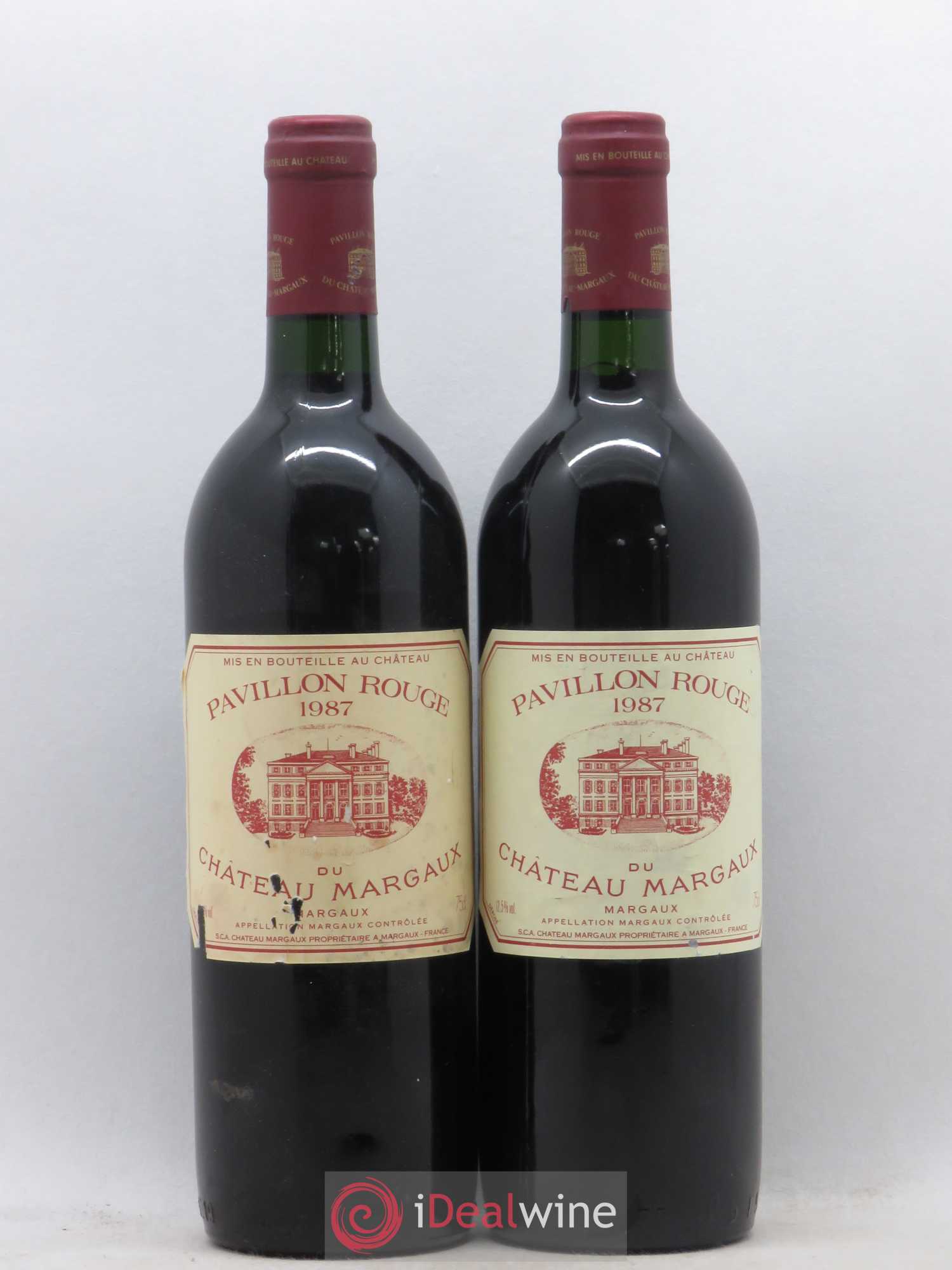 Pavillon Rouge du Château Margaux Second Vin 1987 - Lot de 2 bouteilles - 0
