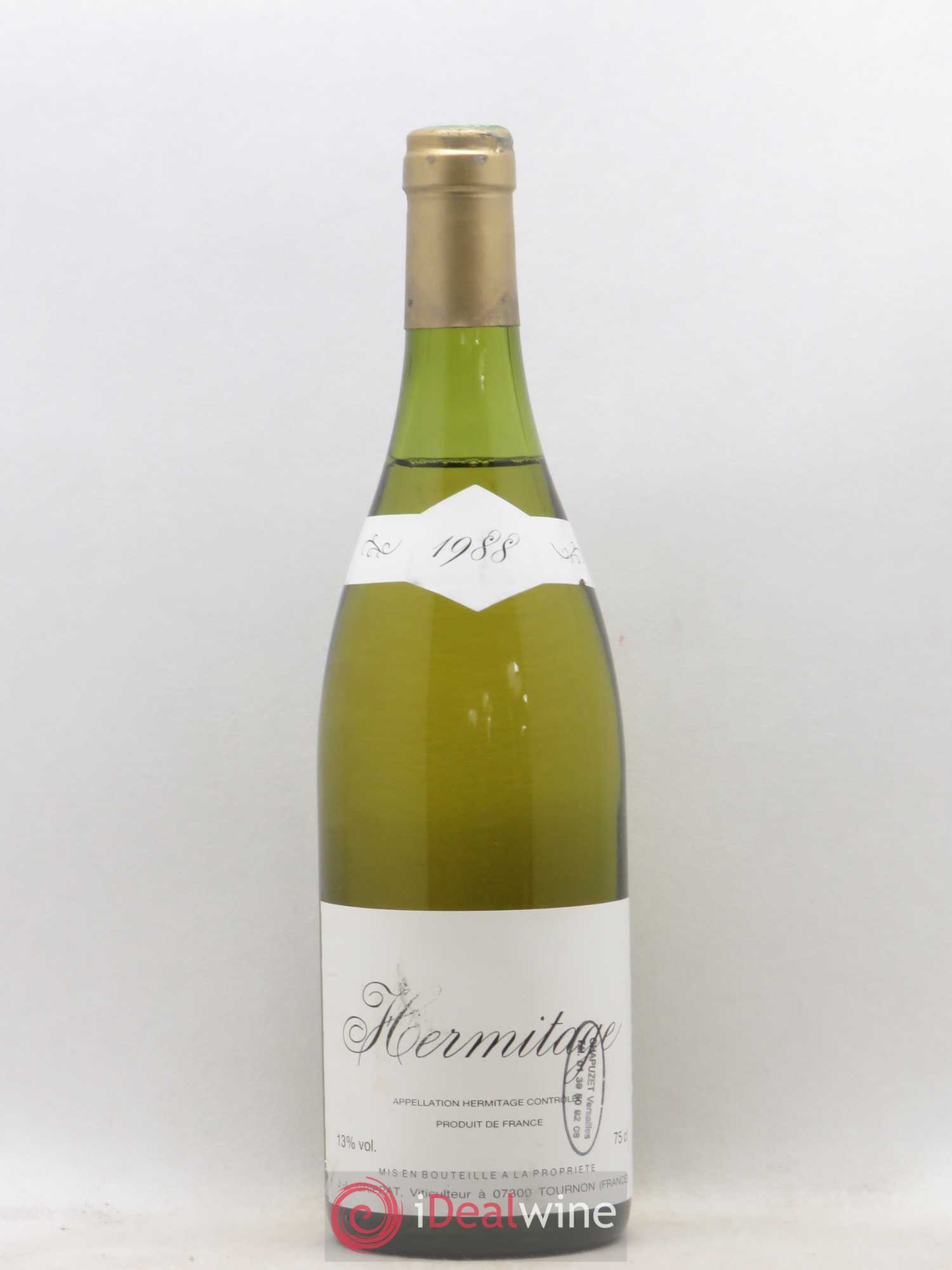 Hermitage Jean-Louis Grippat 1988 - Lot de 1 bouteille - 0