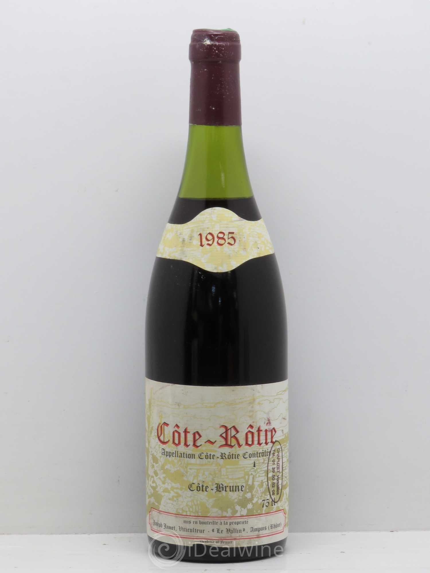 Côte-Rôtie Côte Brune Jamet (Domaine) 1985 - Lot de 1 bouteille - 0