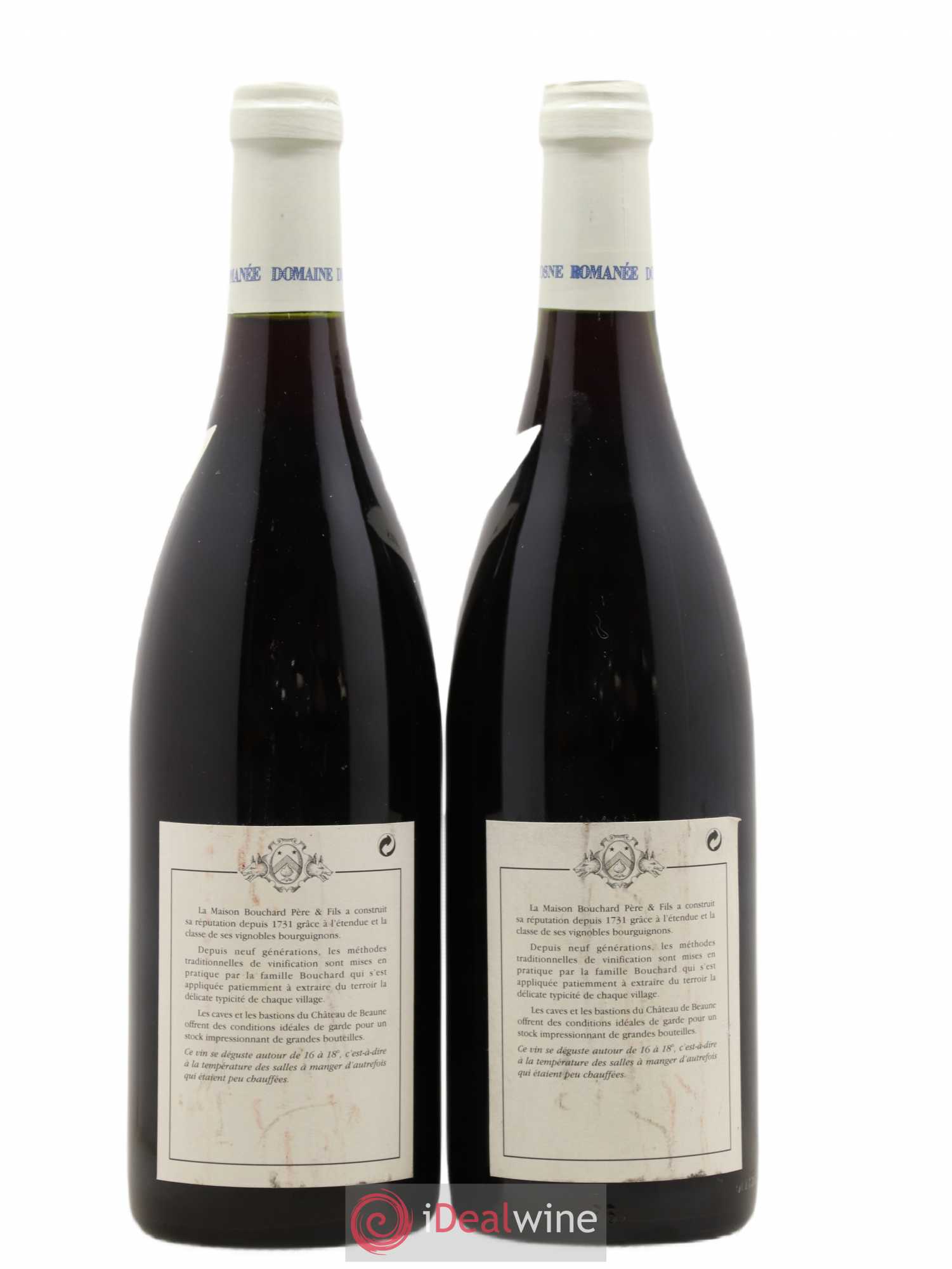 Vosne-Romanée 1er Cru Aux Reignots Bouchard 1997 - Lot de 2 bouteilles - 1