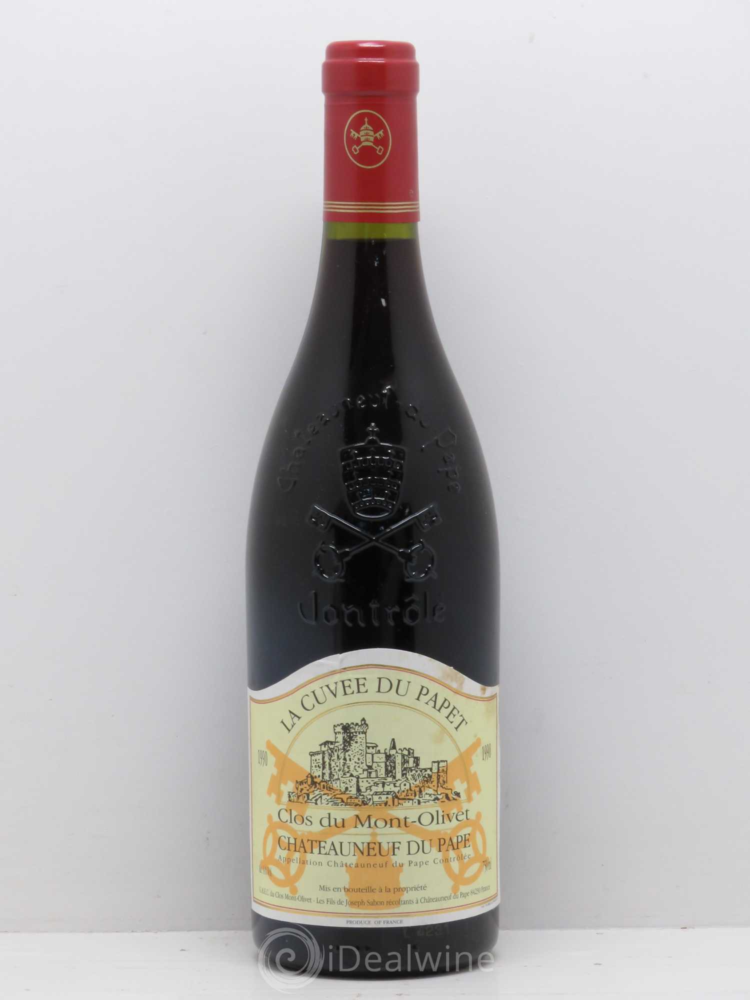 Châteauneuf-du-Pape Clos du Mont-Olivet 1990 - Lot de 1 bouteille - 0