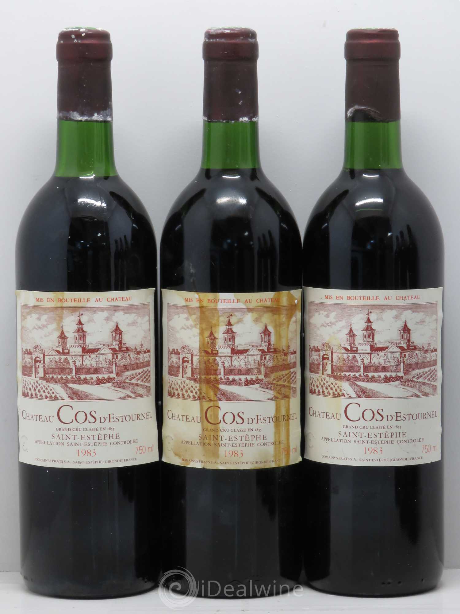 Cos d'Estournel 2ème Grand Cru Classé 1983 - Lot de 6 bouteilles - 2
