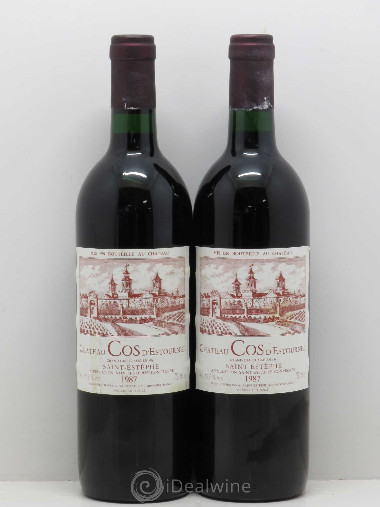 Cos d'Estournel 2ème Grand Cru Classé 1987 - Lot de 2 bouteilles - 0