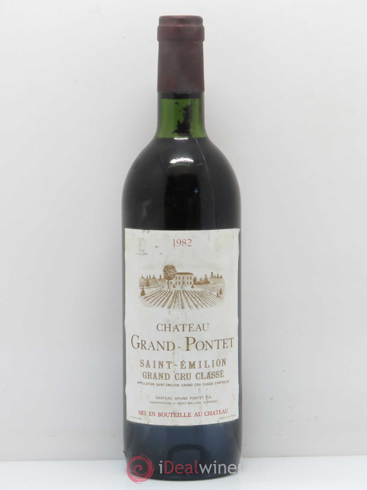 Château Grand Pontet Grand Cru Classé 1982 - Lot de 1 bouteille - 0