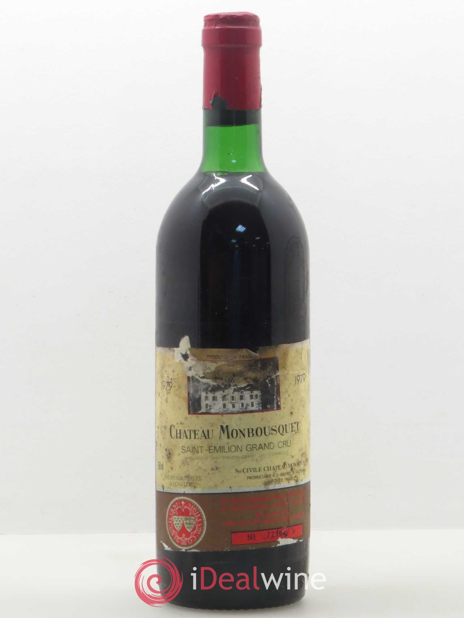 Château Monbousquet Grand Cru Classé (sans prix de réserve) 1979 - Lot de 1 bouteille - 0