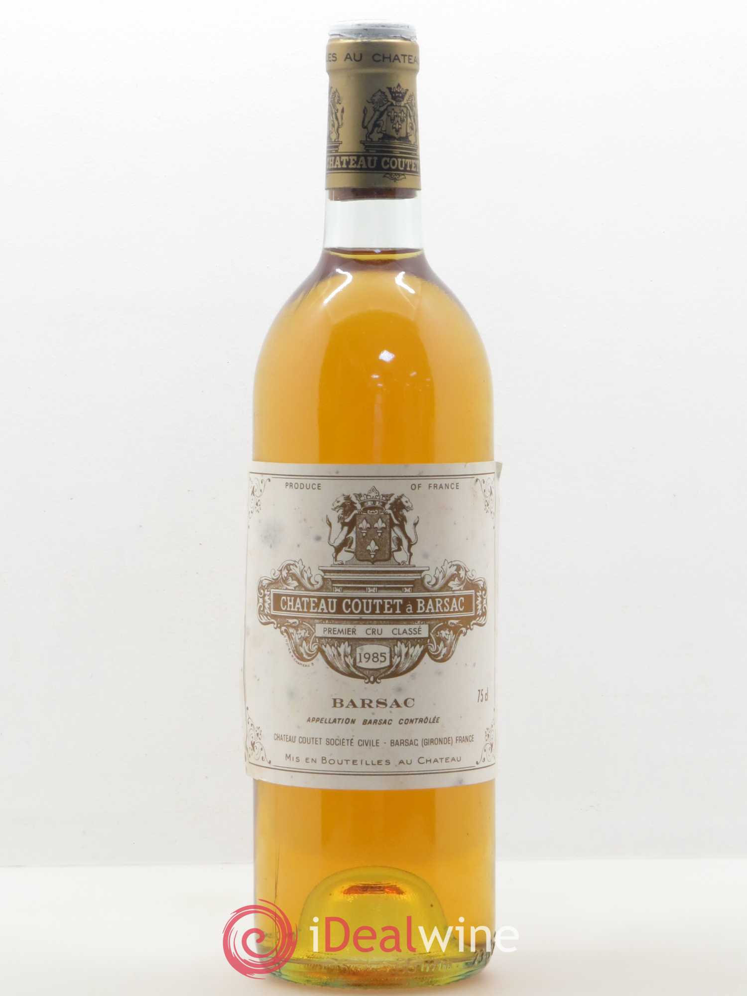 Château Coutet 1er Grand Cru Classé (senza prezzo di riserva) 1985 - Lotto di 1 bottiglia - 0