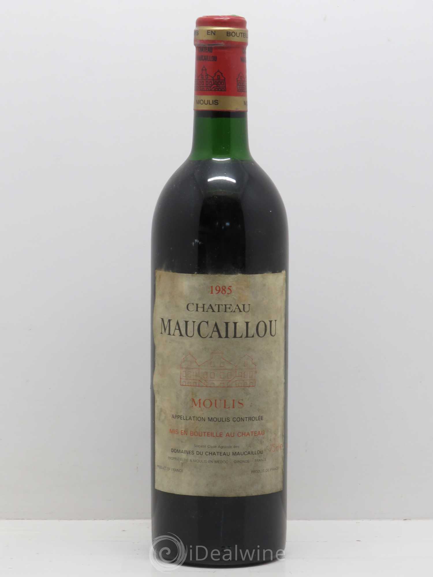 Château Maucaillou 1985 - Lot de 1 bouteille - 0