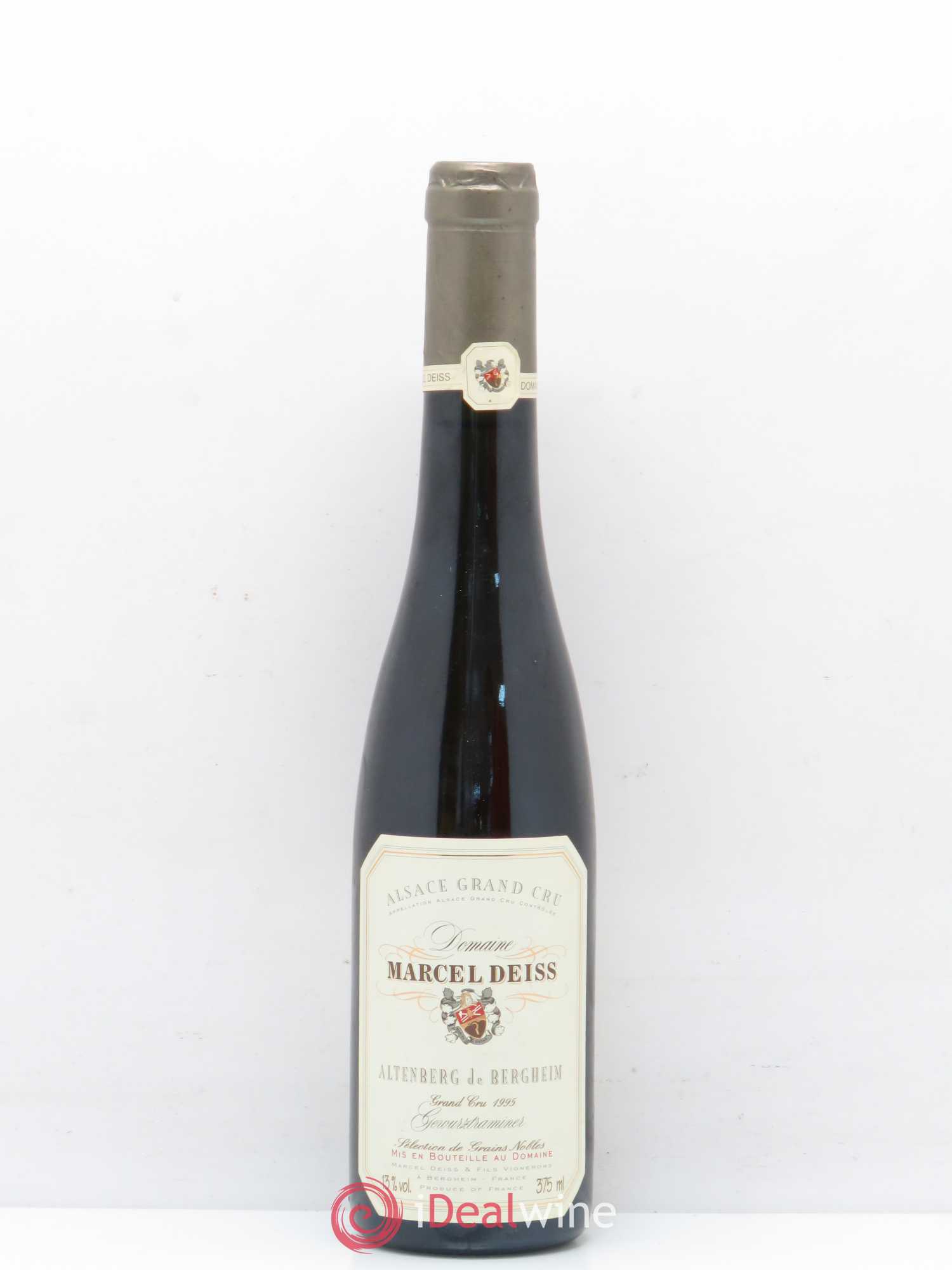 Alsace Grand Cru Altenberg de Bergheim Marcel Deiss (Domaine) Gewurztraminer Sélection de Grains Nobles (sans prix de réserve) 1995 - Posten von 1 Demi-Flasche - 0
