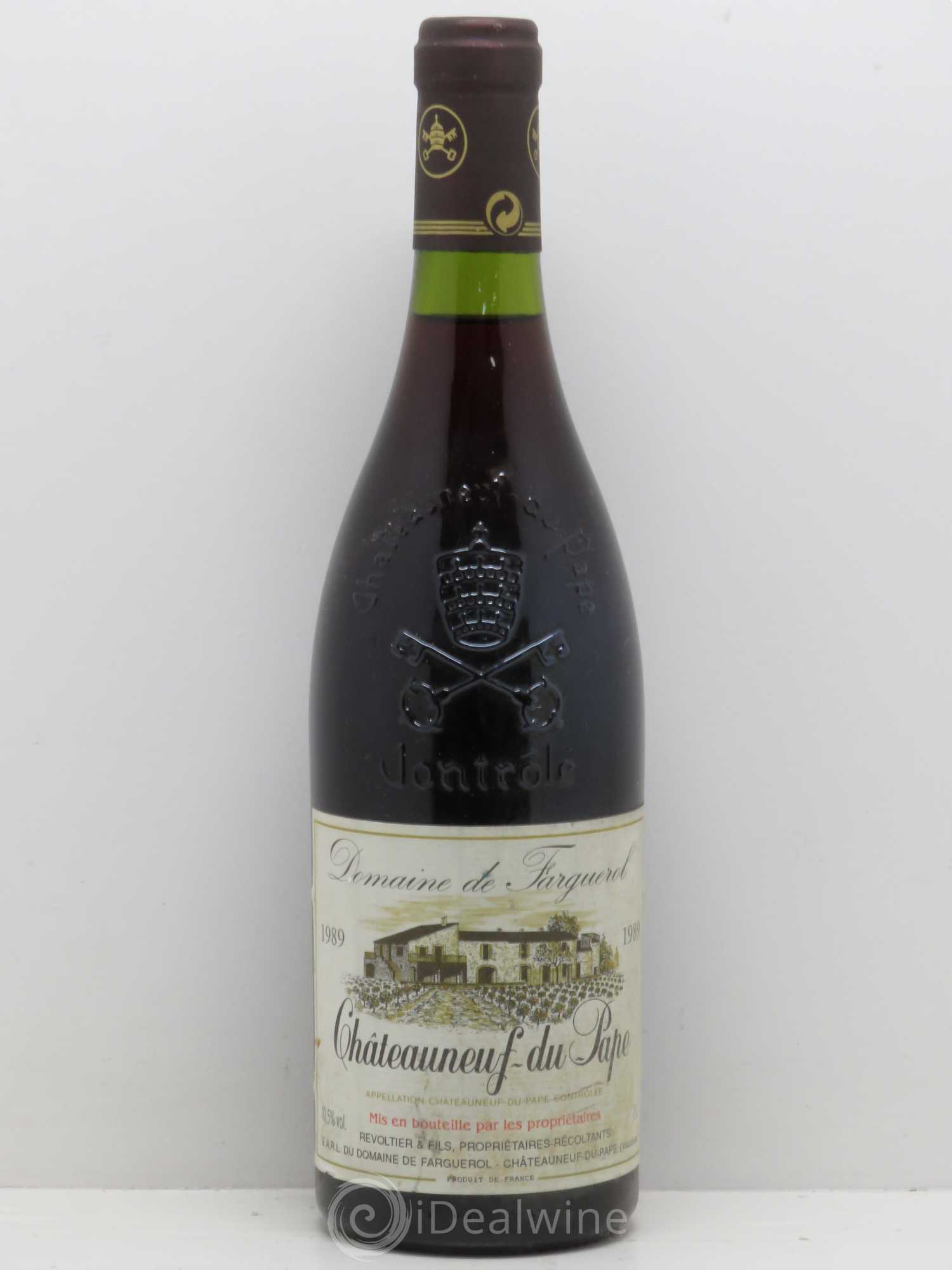 Châteauneuf-du-Pape Domaine De Farguerol 1989 - Posten von 1 Flasche - 0