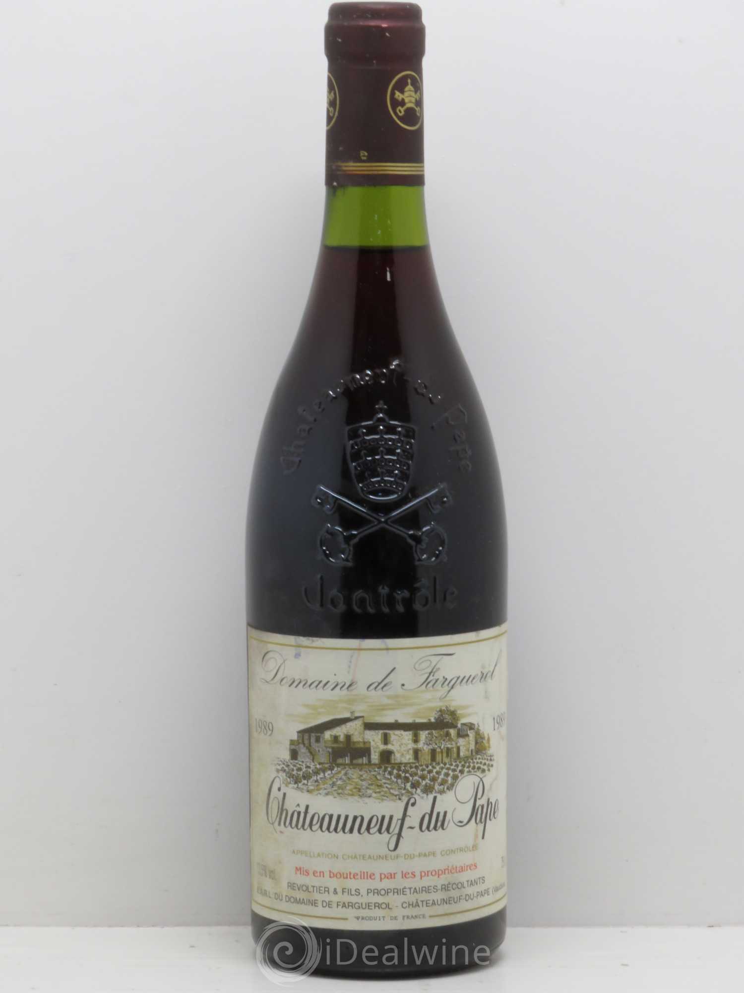 Châteauneuf-du-Pape Domaine De Farguerol 1989 - Posten von 1 Flasche - 0