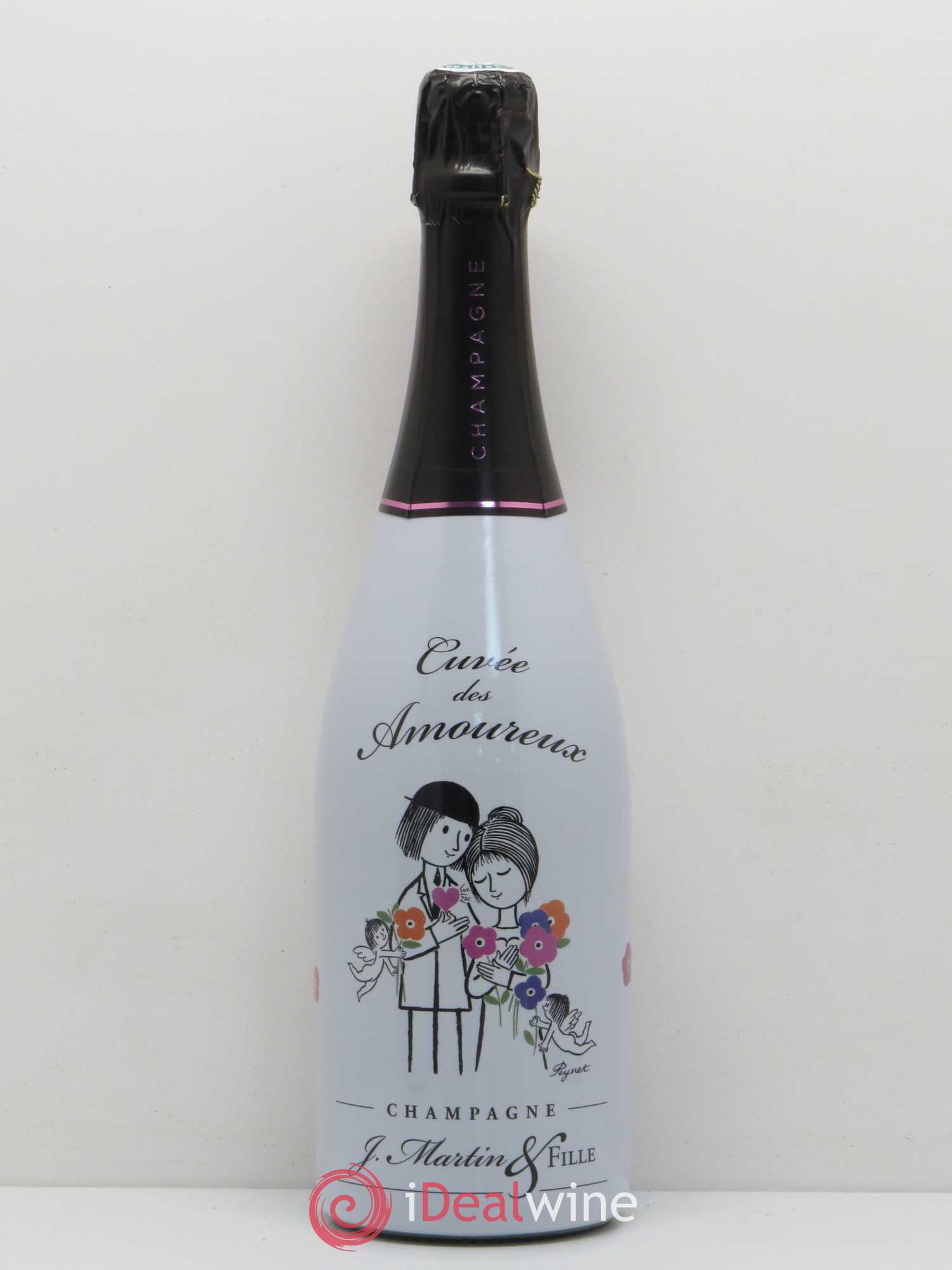 Champagne J. Martin & Fille Cuvée des amoureux de Peynet - Posten von 1 Flasche - 0