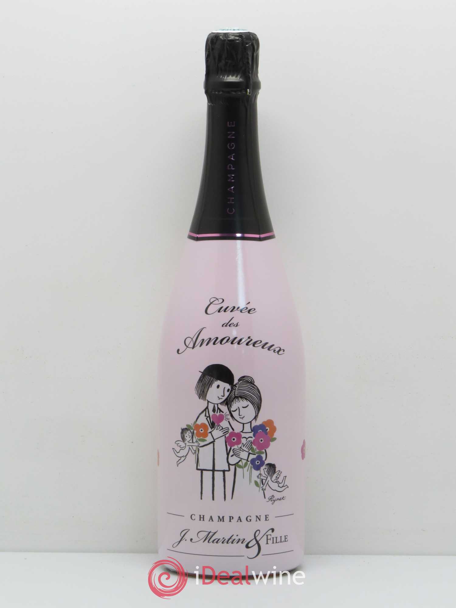 Champagne - J. Martin & Fille Cuvée des amoureux de Peynet - Posten von 1 Flasche - 0