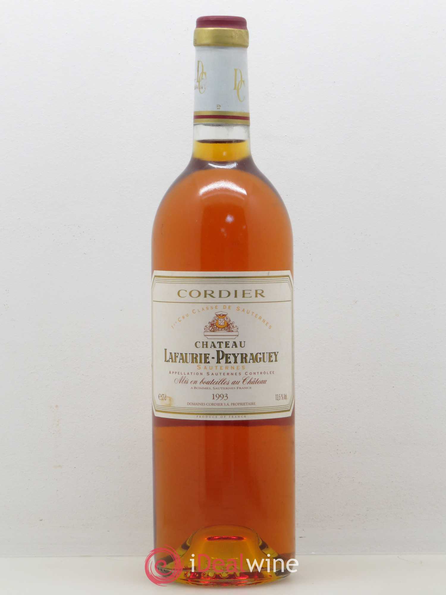 Château Lafaurie-Peyraguey 1er Grand Cru Classé 1993 - Lot de 1 bouteille - 0