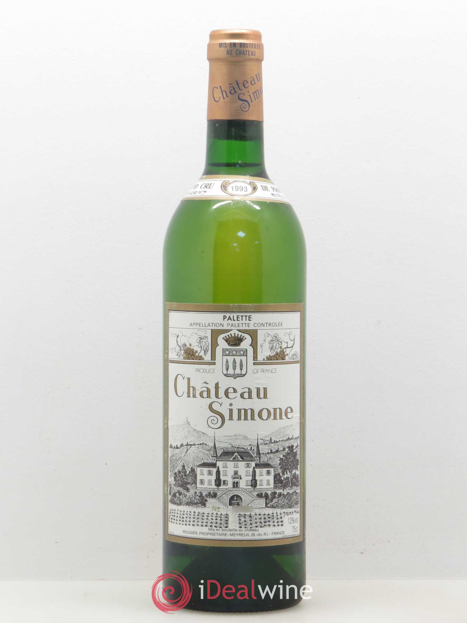 Palette Château Simone Famille Rougier 1993 - Lot de 1 bouteille - 0