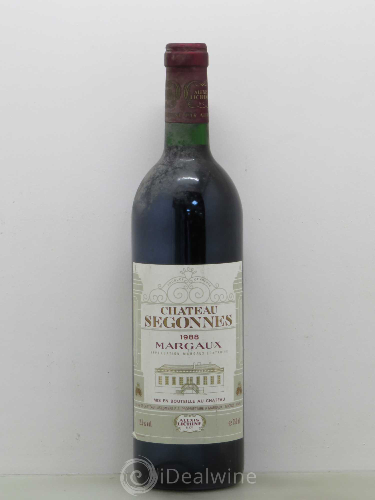 Château Segonnes 1988 - Lot de 1 bouteille - 0