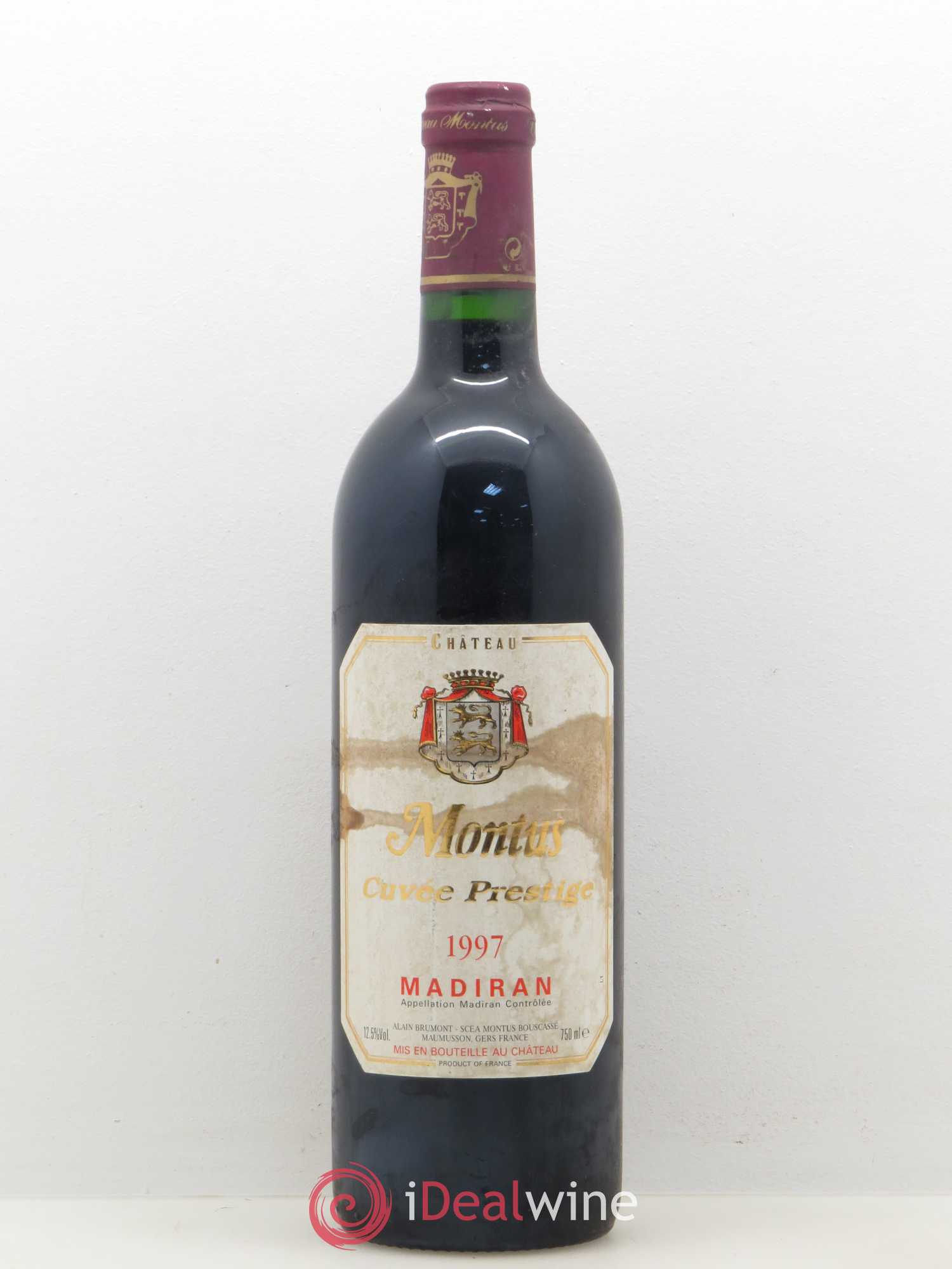 Madiran Château Montus-Prestige Alain Brumont 1997 - Lot de 1 bouteille - 0