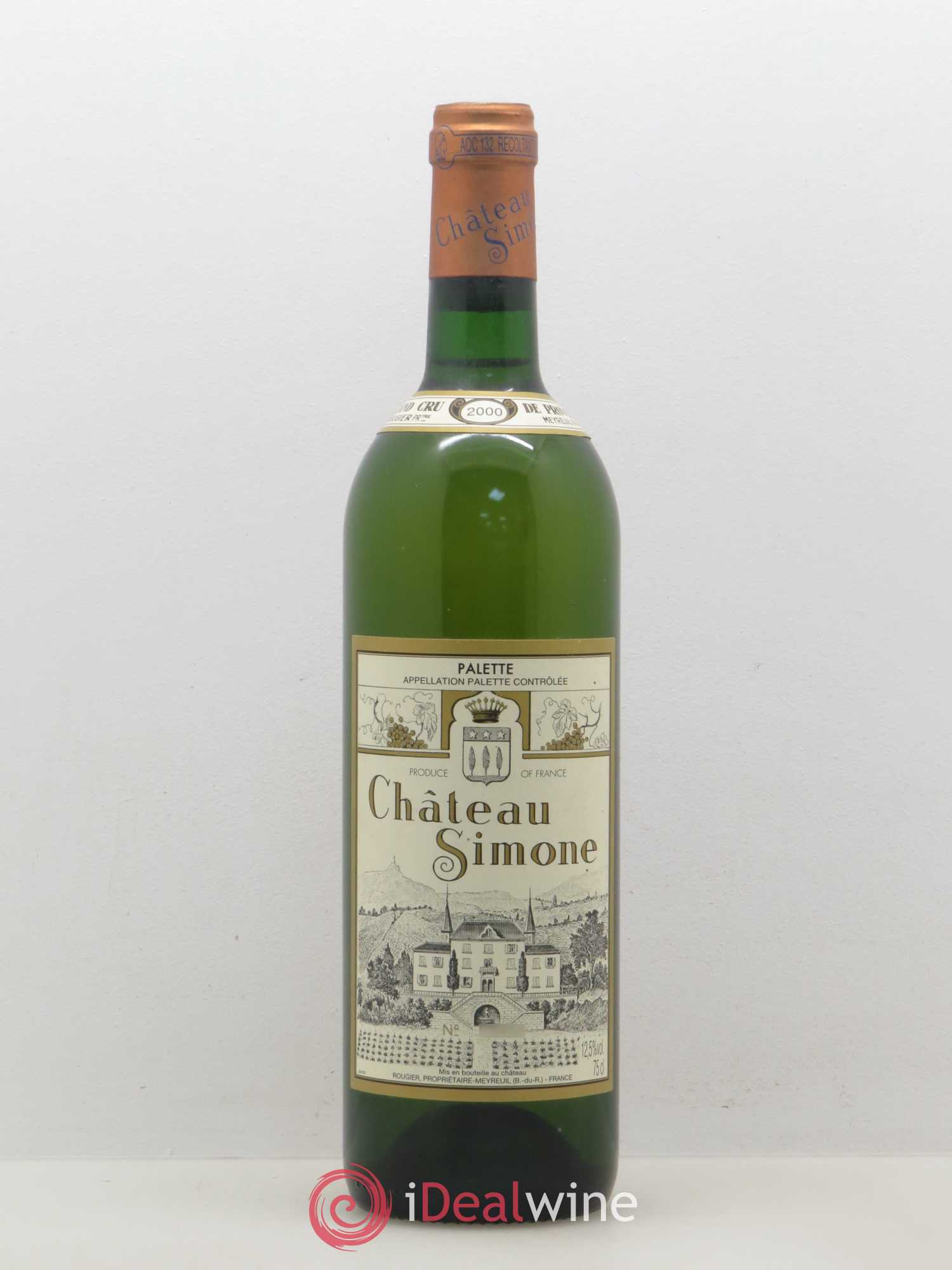 Palette Château Simone Famille Rougier 2000 - Posten von 1 Flasche - 0