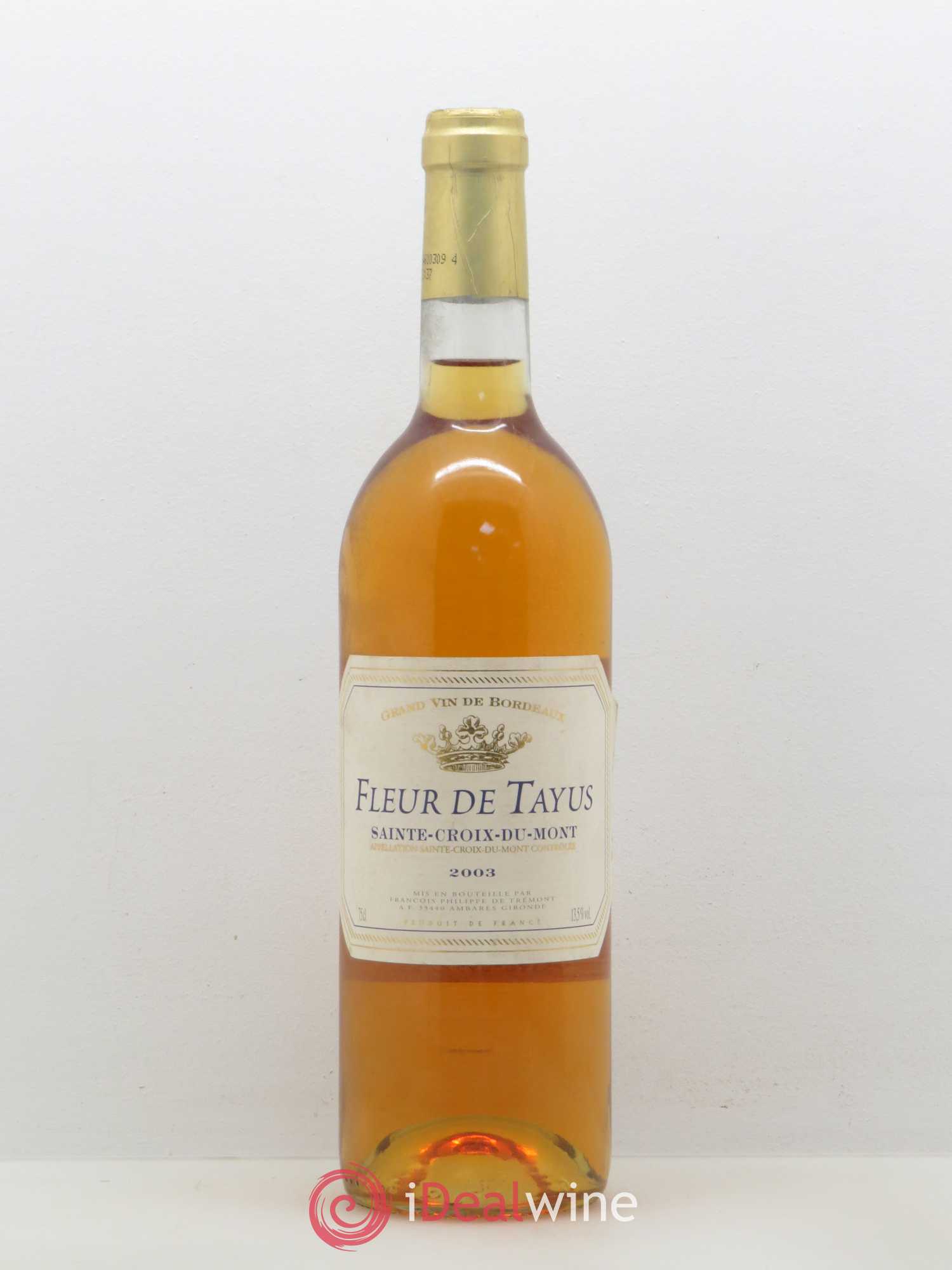 Sainte-Croix-du-Mont Fleur de Tayus 2003 - Posten von 1 Flasche - 0