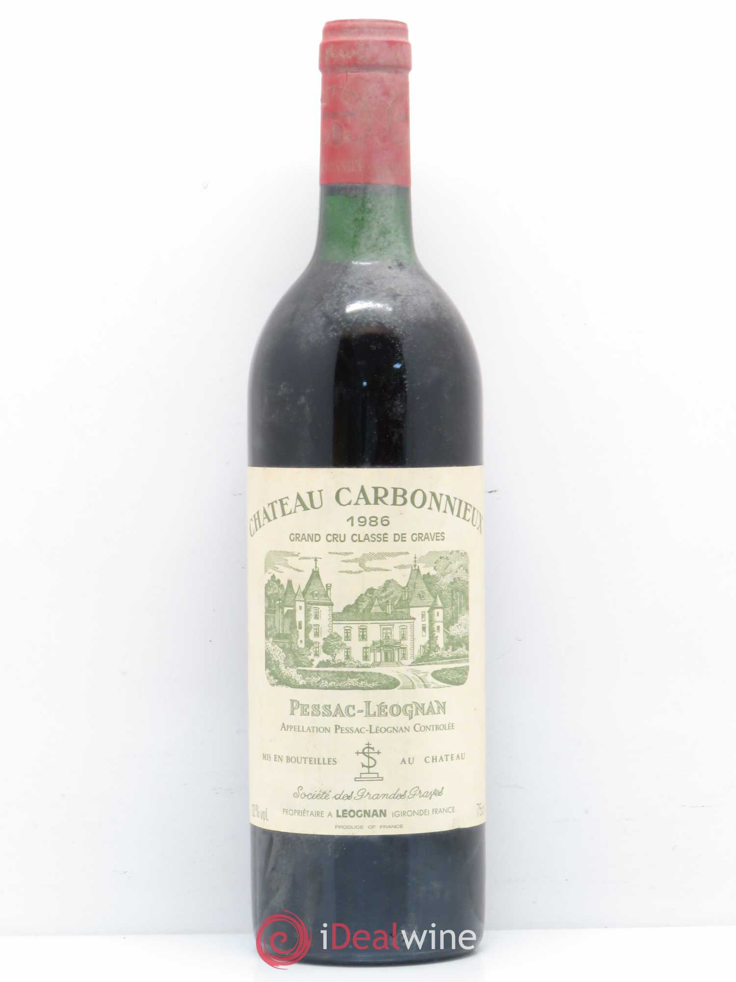 Château Carbonnieux Cru Classé de Graves 1986 - Lot de 1 bouteille - 0