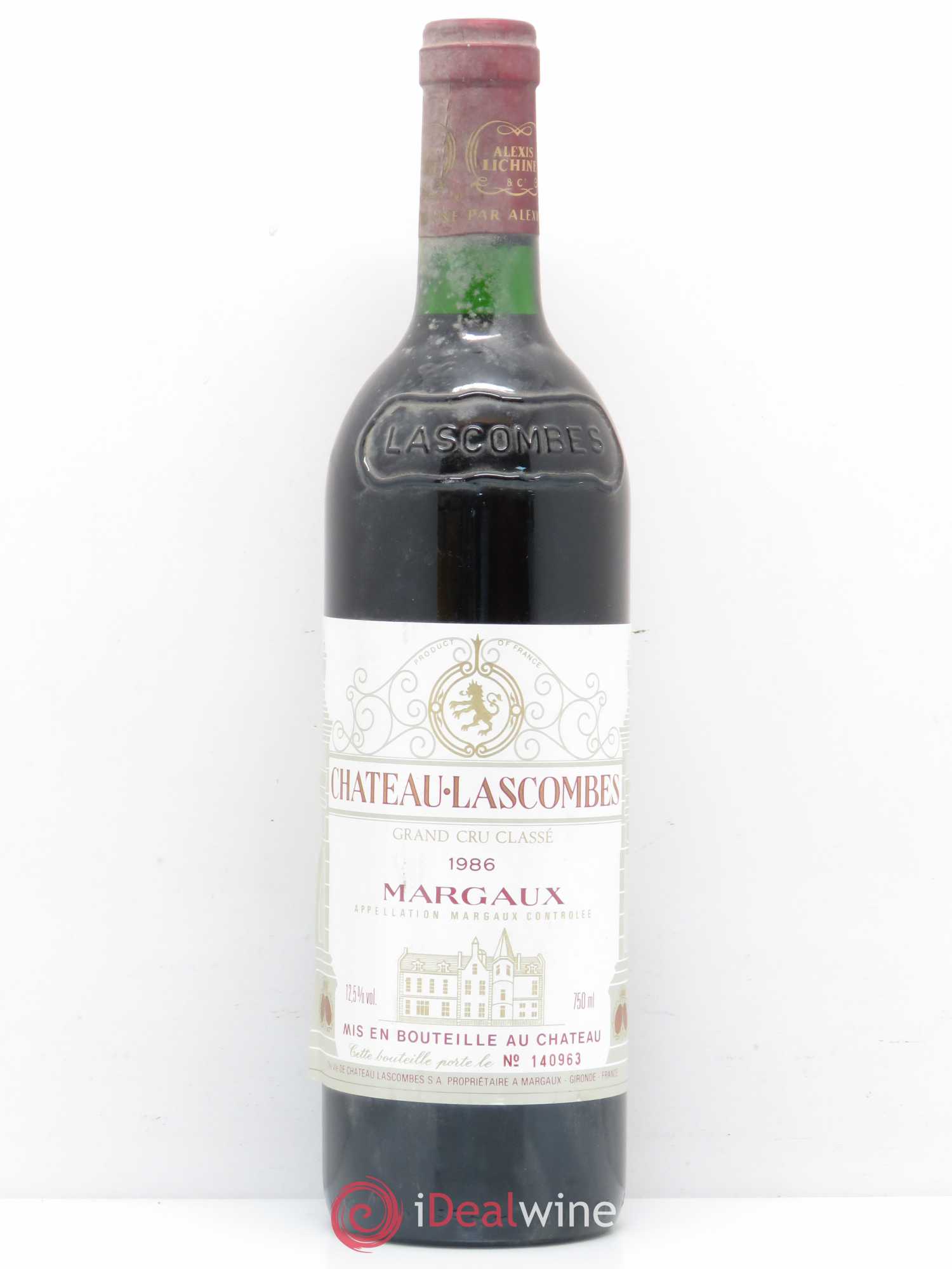 Château Lascombes 2ème Grand Cru Classé 1986 - Lot de 1 bouteille - 0