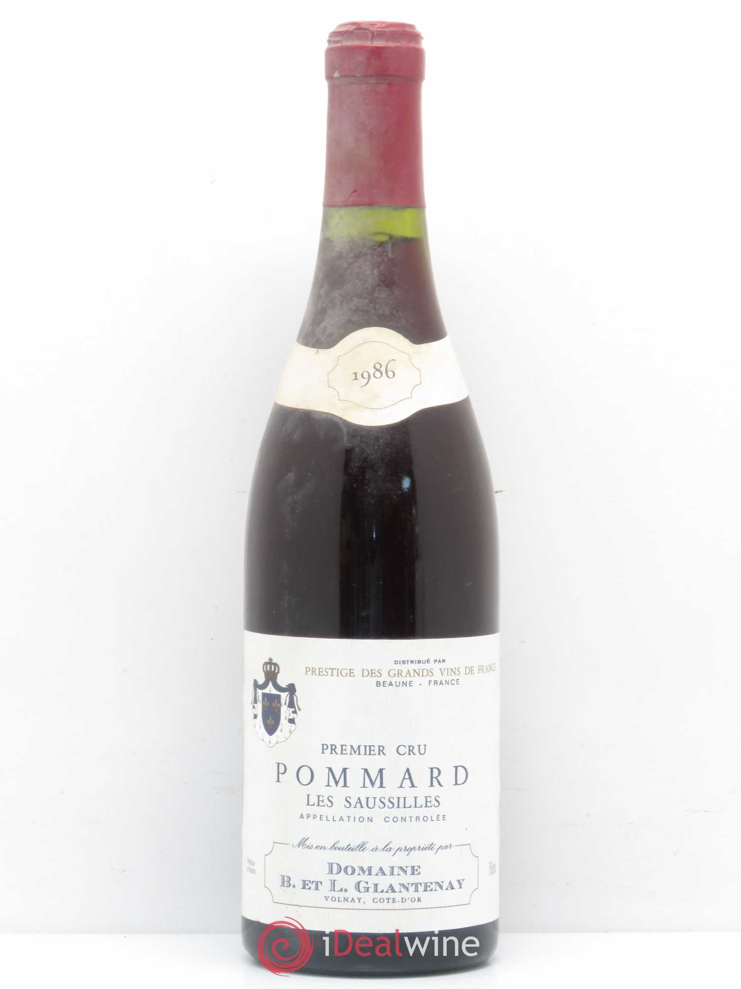 Pommard 1er Cru Les Saussilles Domaine B et L. Glantenay 1986 - Posten von 1 Flasche - 0