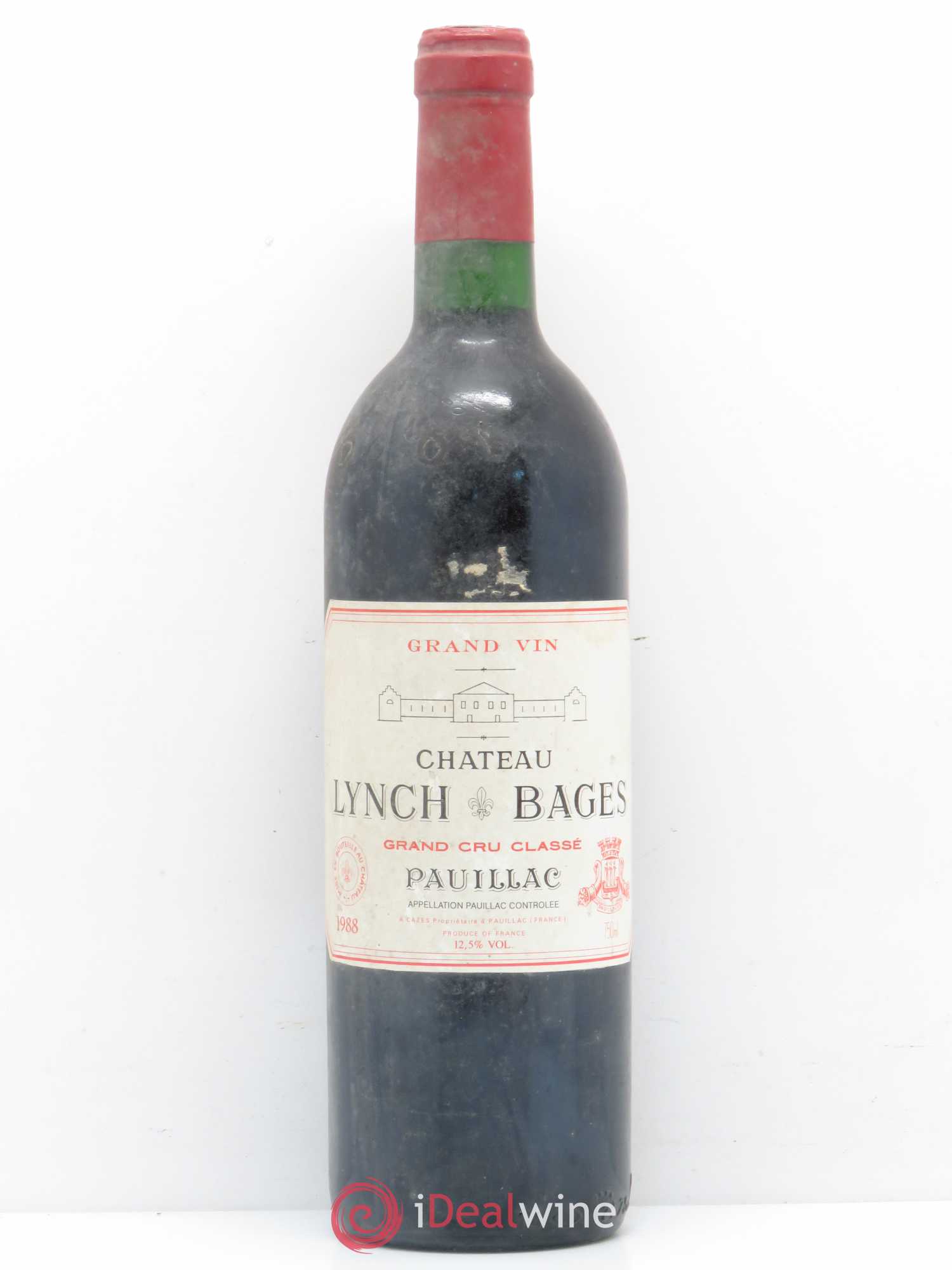 Château Lynch Bages 5ème Grand Cru Classé 1988 - Lot de 1 bouteille - 0