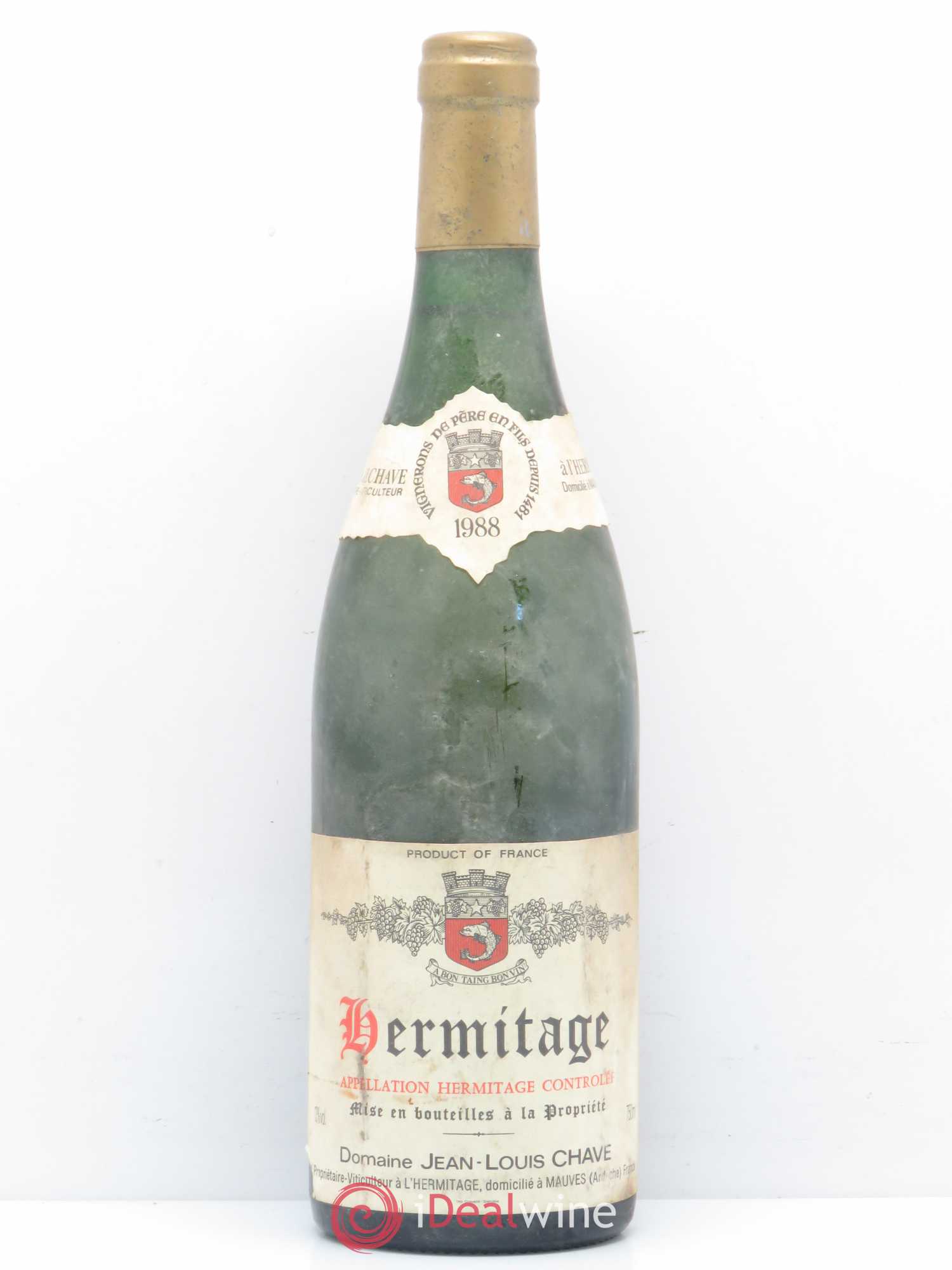 Hermitage Jean-Louis Chave 1988 - Lot de 1 bouteille - 0
