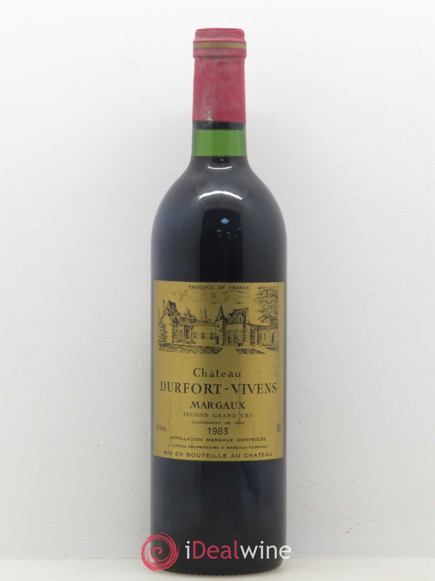 Château Durfort Vivens 2ème Grand Cru Classé 1983 - Lot de 1 bouteille - 0