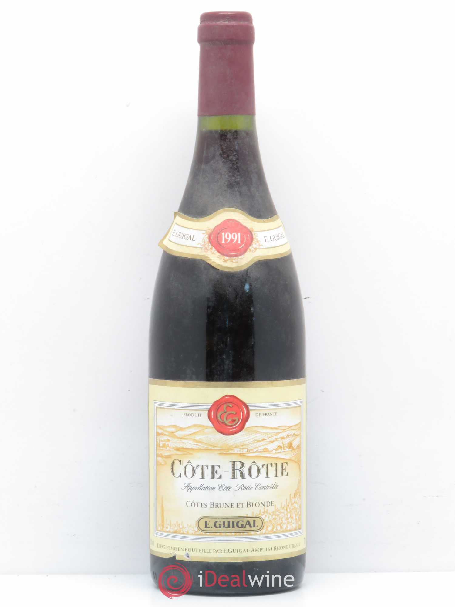 Côte-Rôtie Côtes Brune et Blonde Guigal 1991 - Lot de 1 bouteille - 0