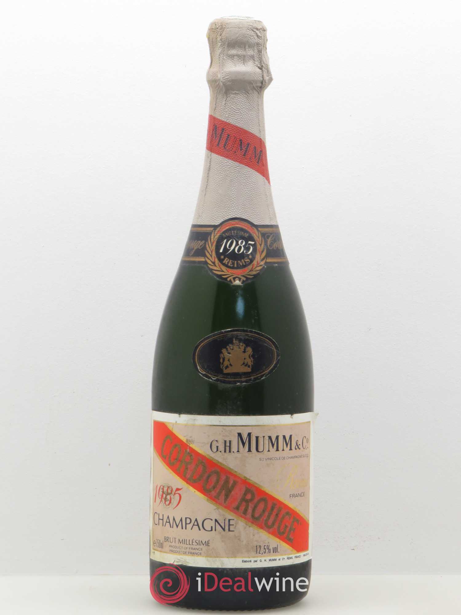 Champagne Mumm Cordon rouge 1985 - Lot de 1 bouteille - 0