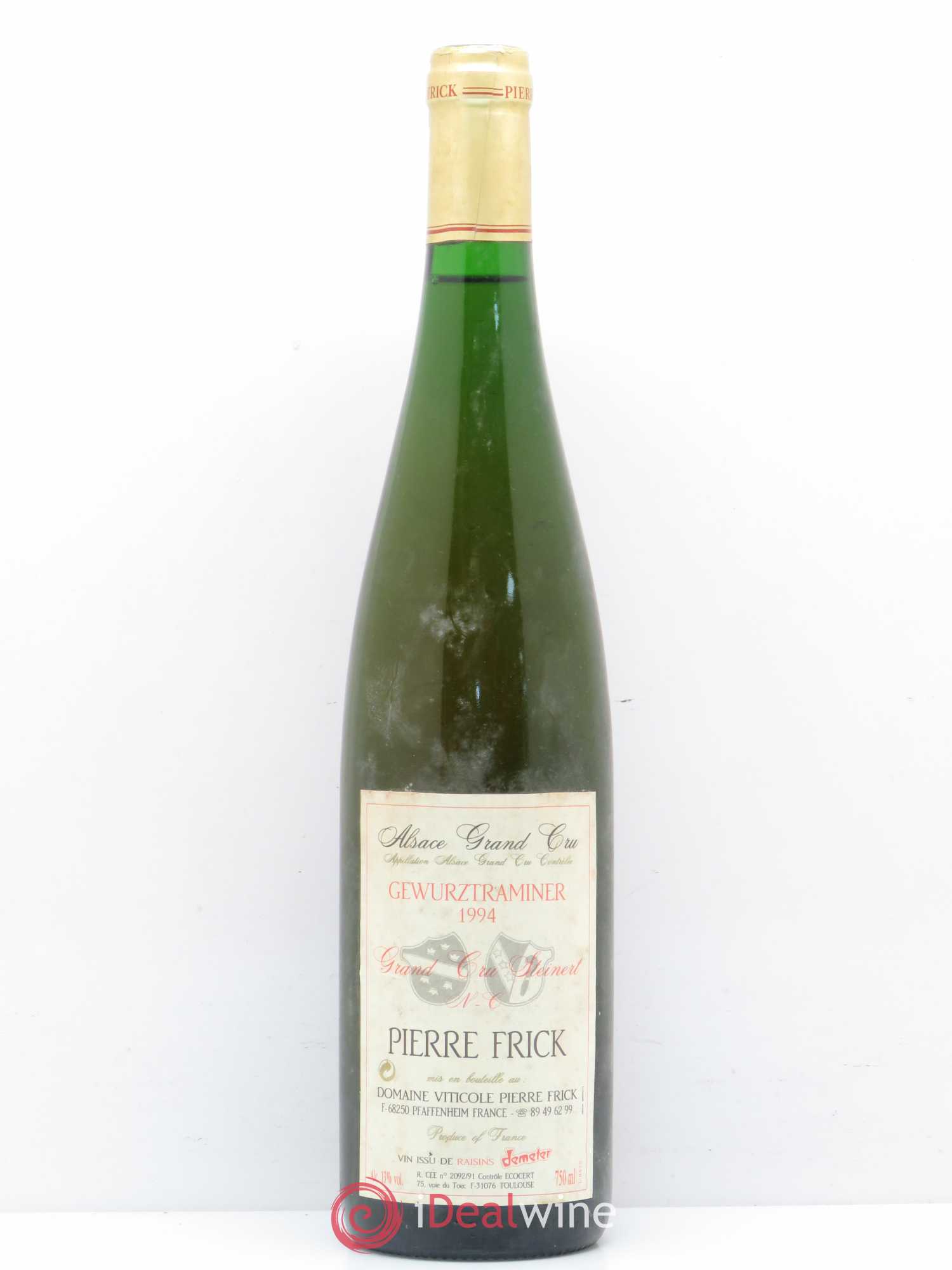 Gewurztraminer Grand Cru Steinert Pierre Frick 1994 - Posten von 1 Flasche - 0