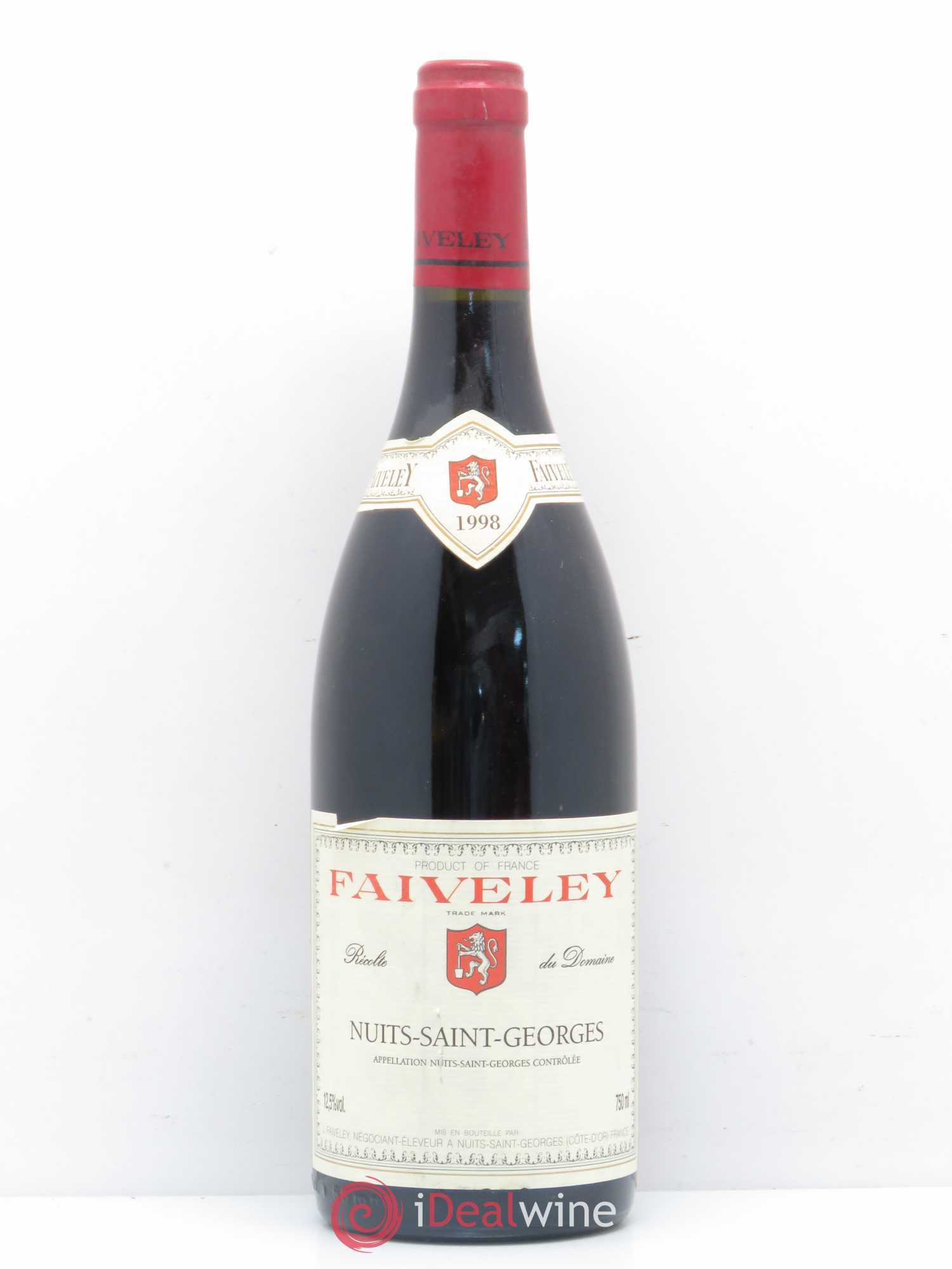 Nuits-Saint-Georges Faiveley 1998 - Lot de 1 bouteille - 0