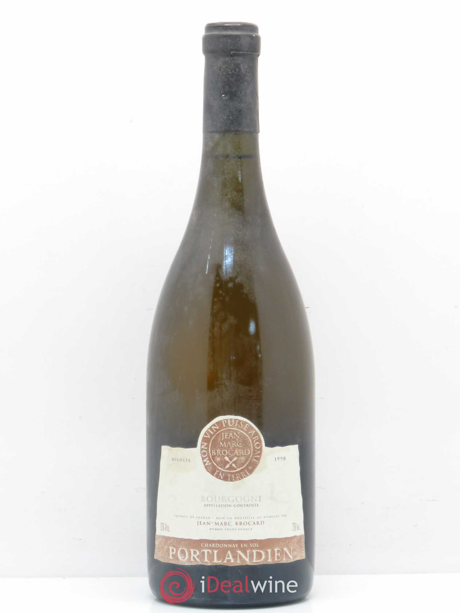 Bourgogne Portlandien Jean Marc Brocard 1998 - Posten von 1 Flasche - 0