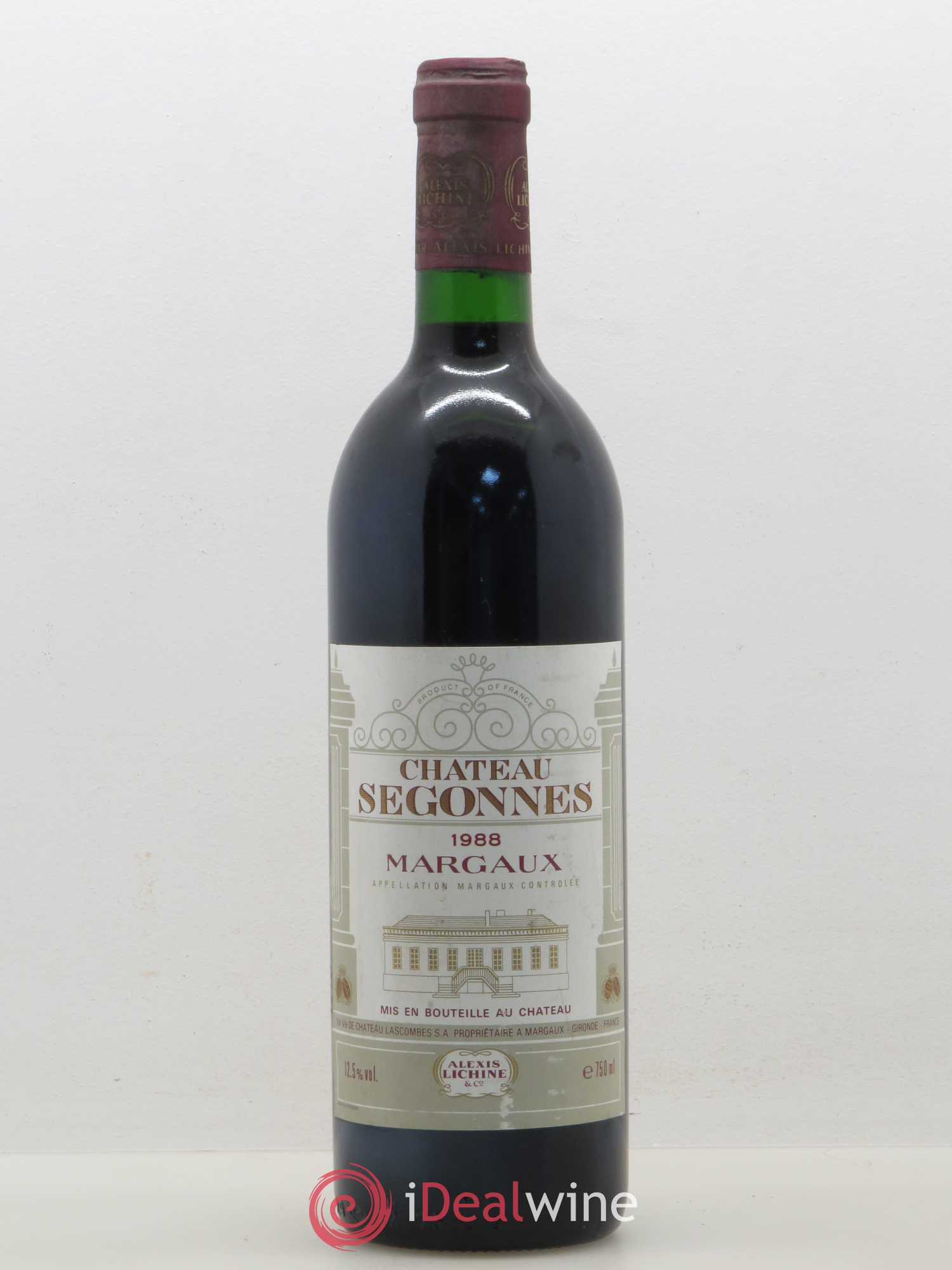 Château Segonnes 1988 - Lot de 1 bouteille - 0
