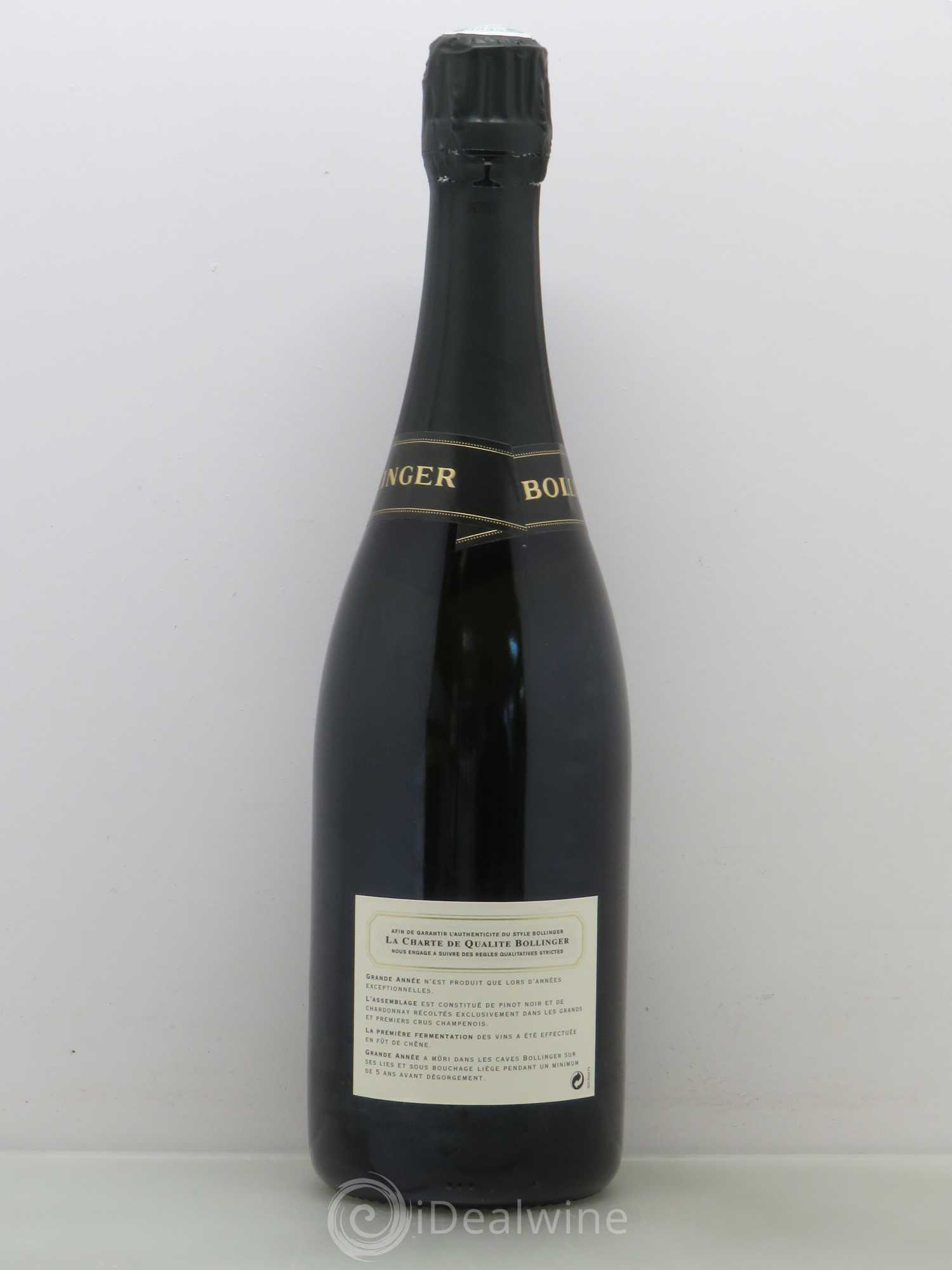 La Grande Année Brut Bollinger 1990 - Lot de 1 bouteille - 1