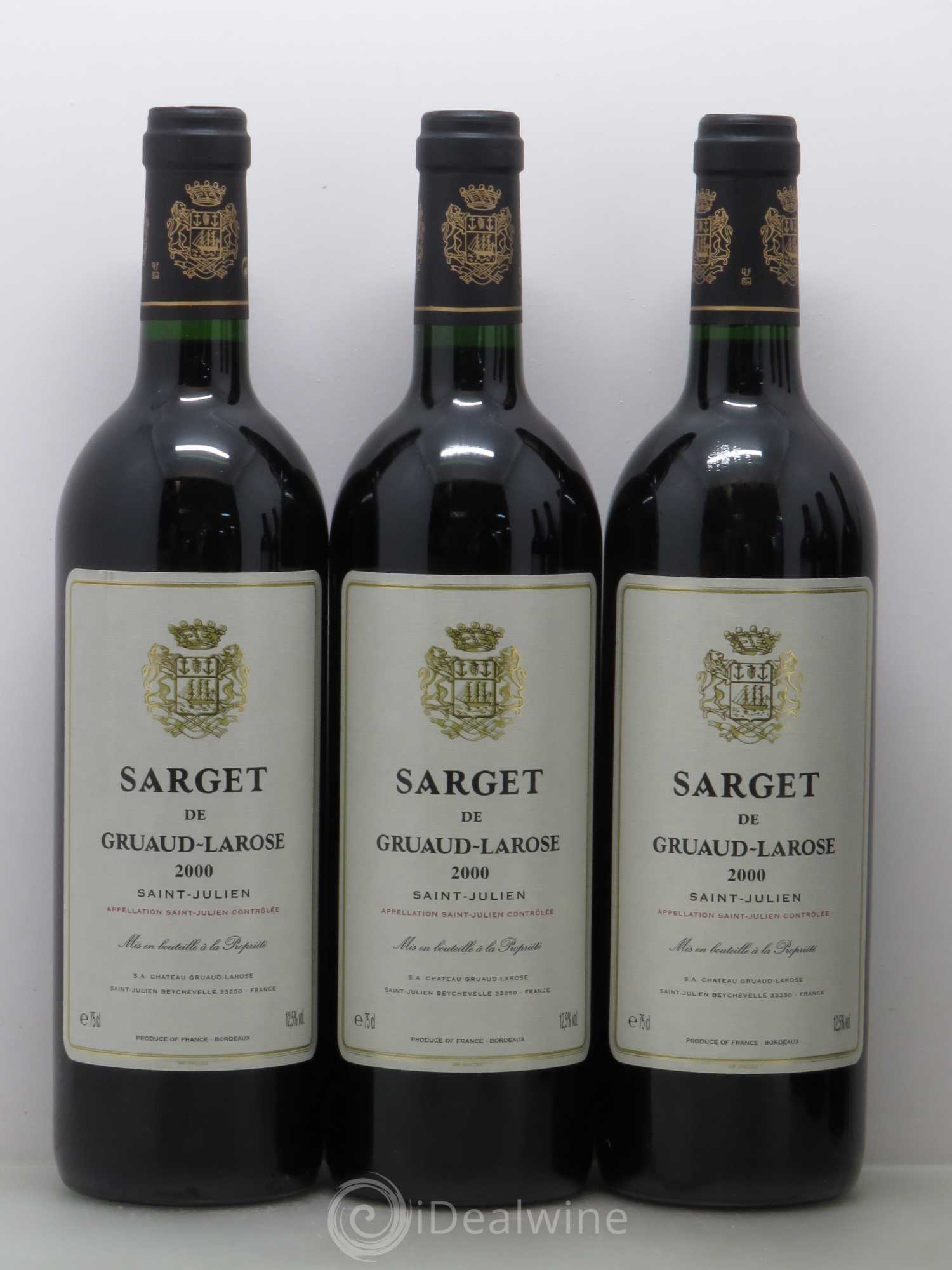 Sarget de Gruaud Larose Second Vin 2000 - Lot de 6 bouteilles - 1
