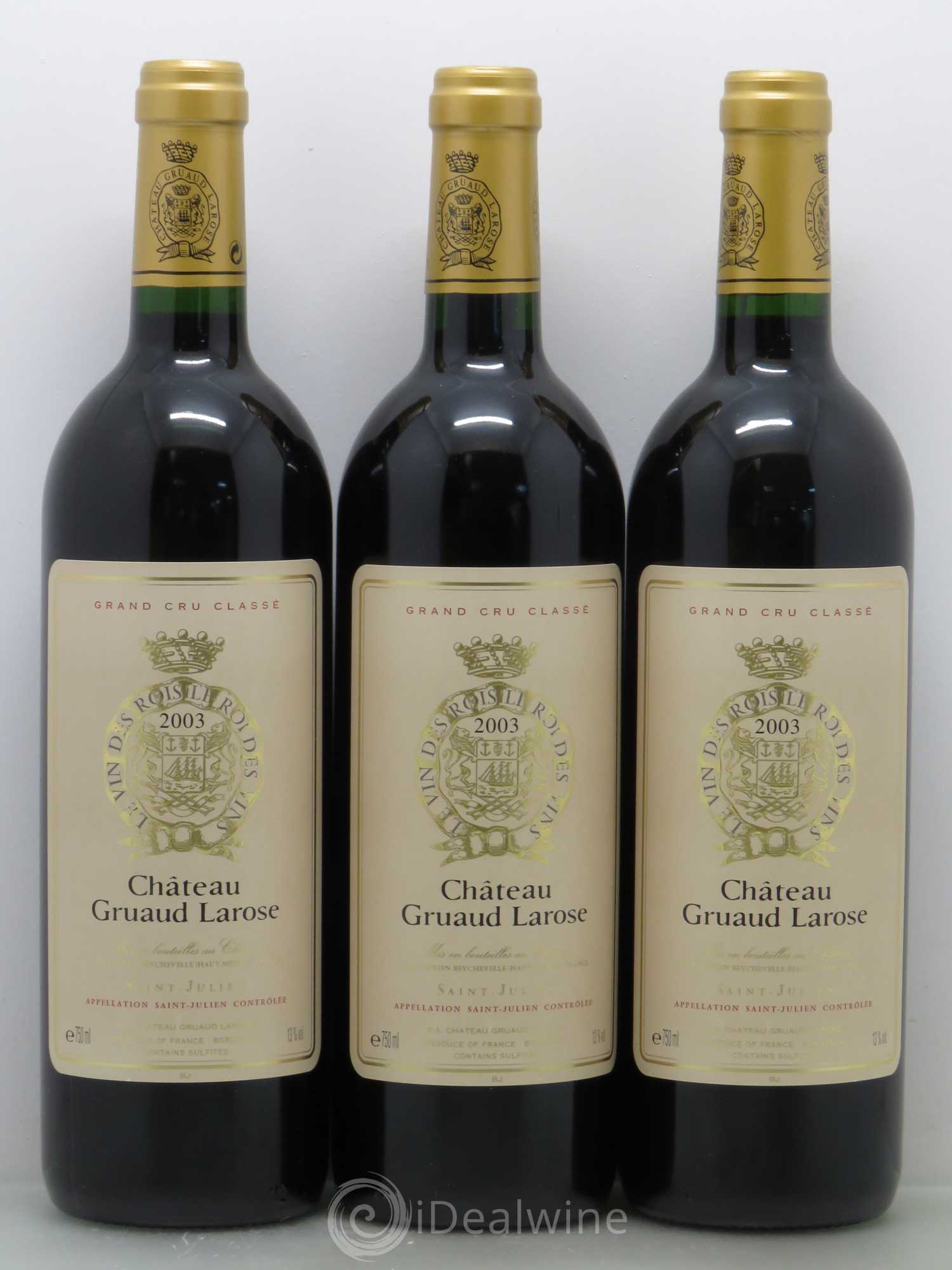Château Gruaud Larose 2ème Grand Cru Classé 2003 - Lot de 12 bouteilles - 4