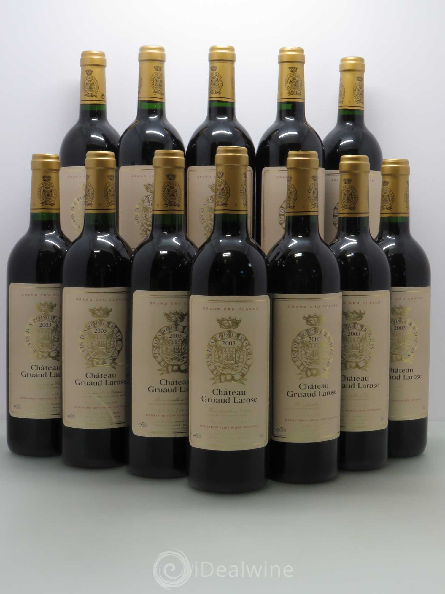 Château Gruaud Larose 2ème Grand Cru Classé 2003 - Lot de 12 bouteilles - 0