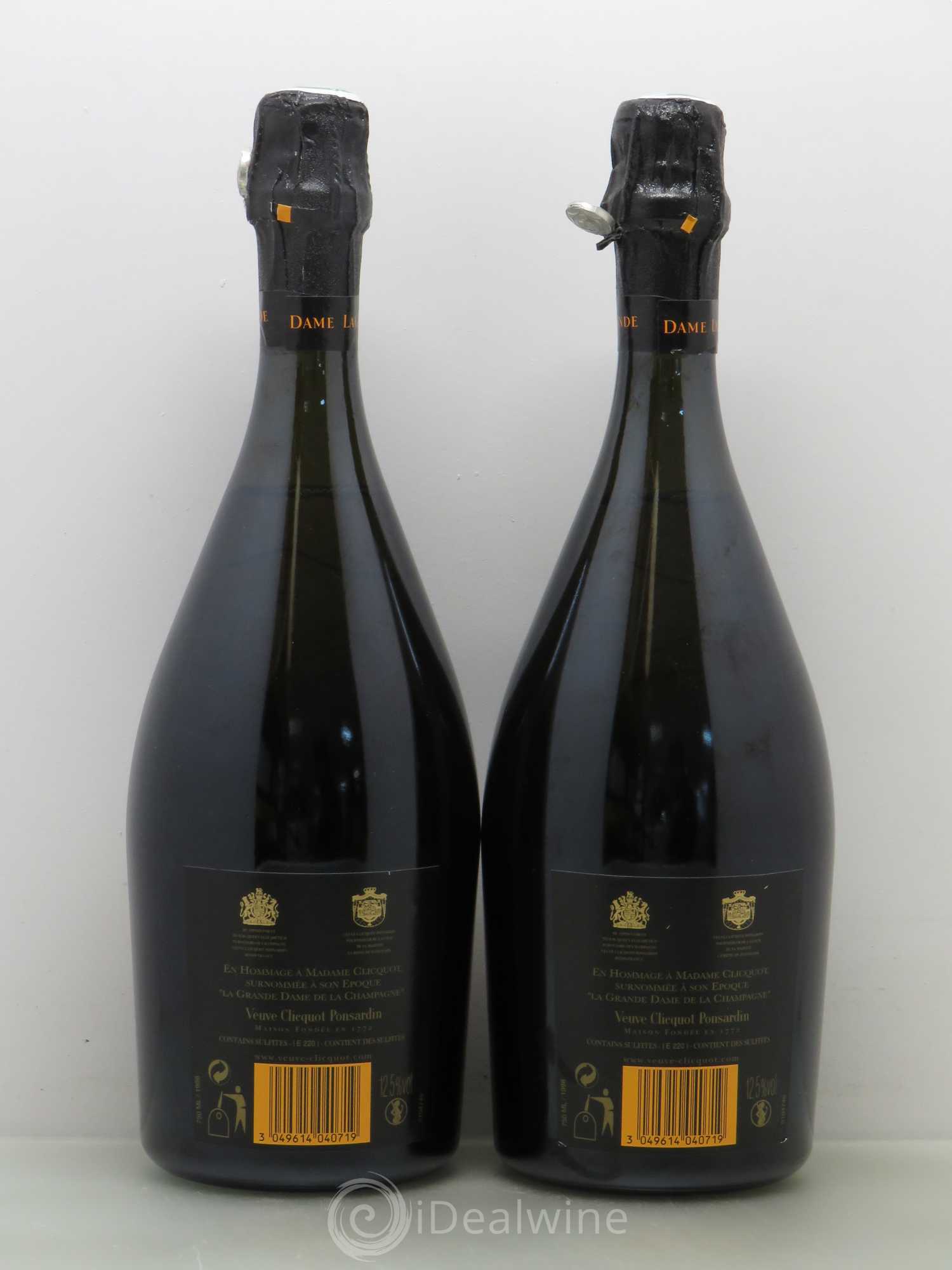La Grande Dame Veuve Clicquot 1998 - Lot de 2 bouteilles - 1